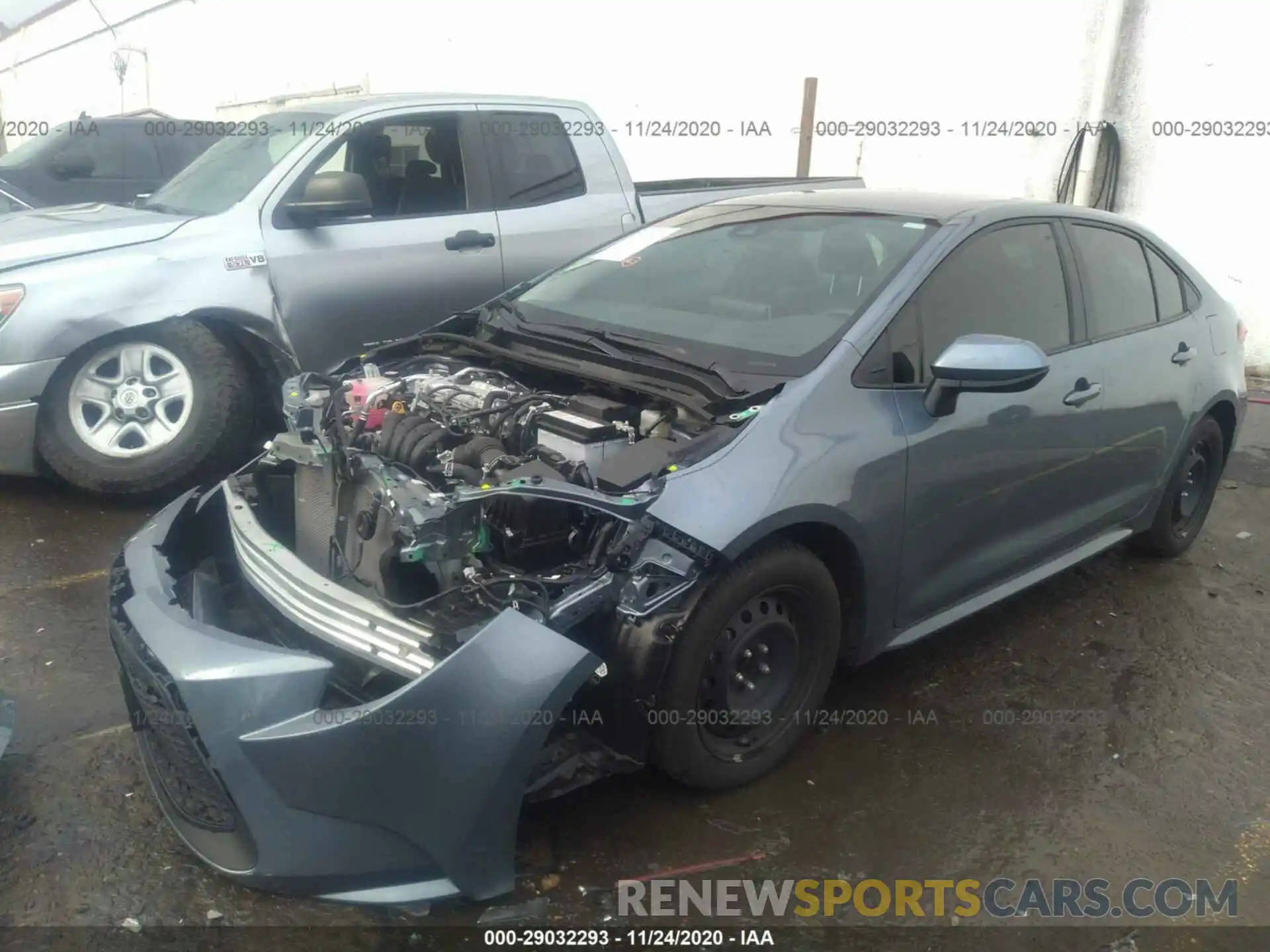 2 Photograph of a damaged car 5YFEPRAE9LP142745 TOYOTA COROLLA 2020