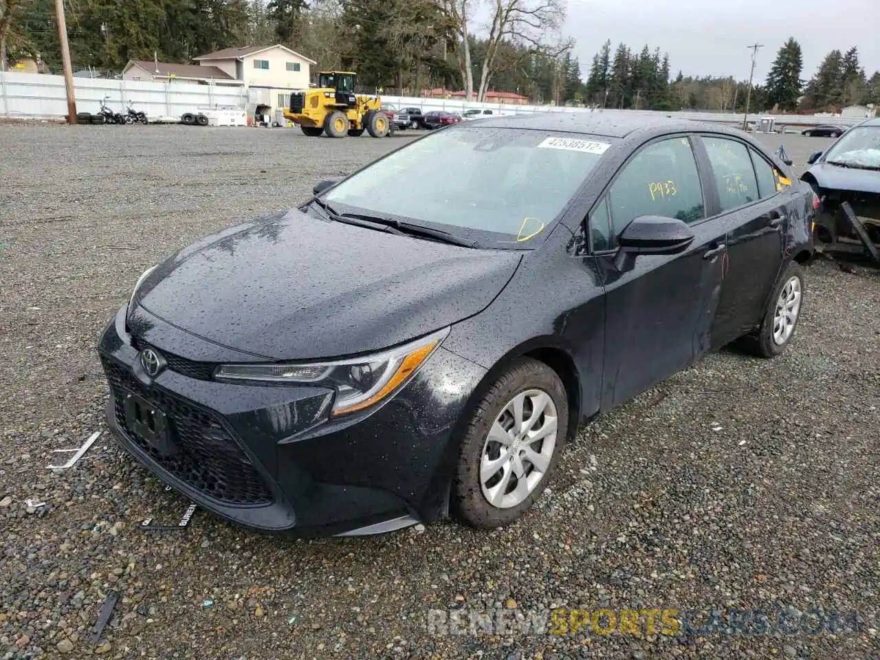 2 Photograph of a damaged car 5YFEPRAE9LP143460 TOYOTA COROLLA 2020