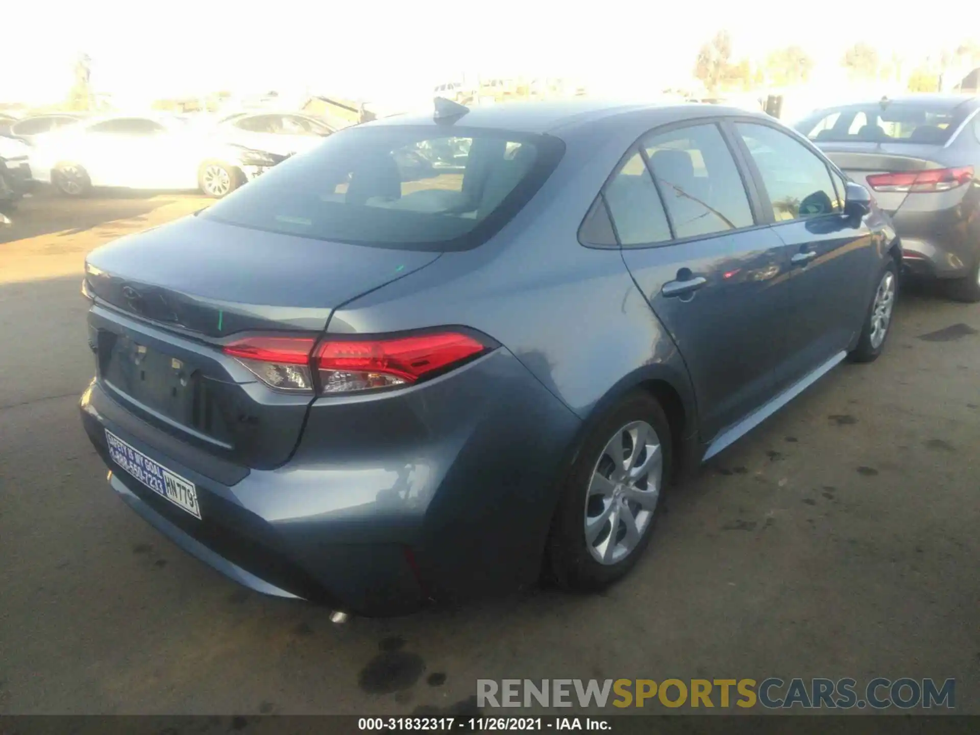 4 Photograph of a damaged car 5YFEPRAE9LP144124 TOYOTA COROLLA 2020