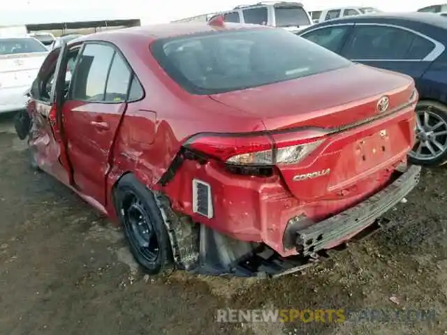 3 Photograph of a damaged car 5YFEPRAEXLP005507 TOYOTA COROLLA 2020