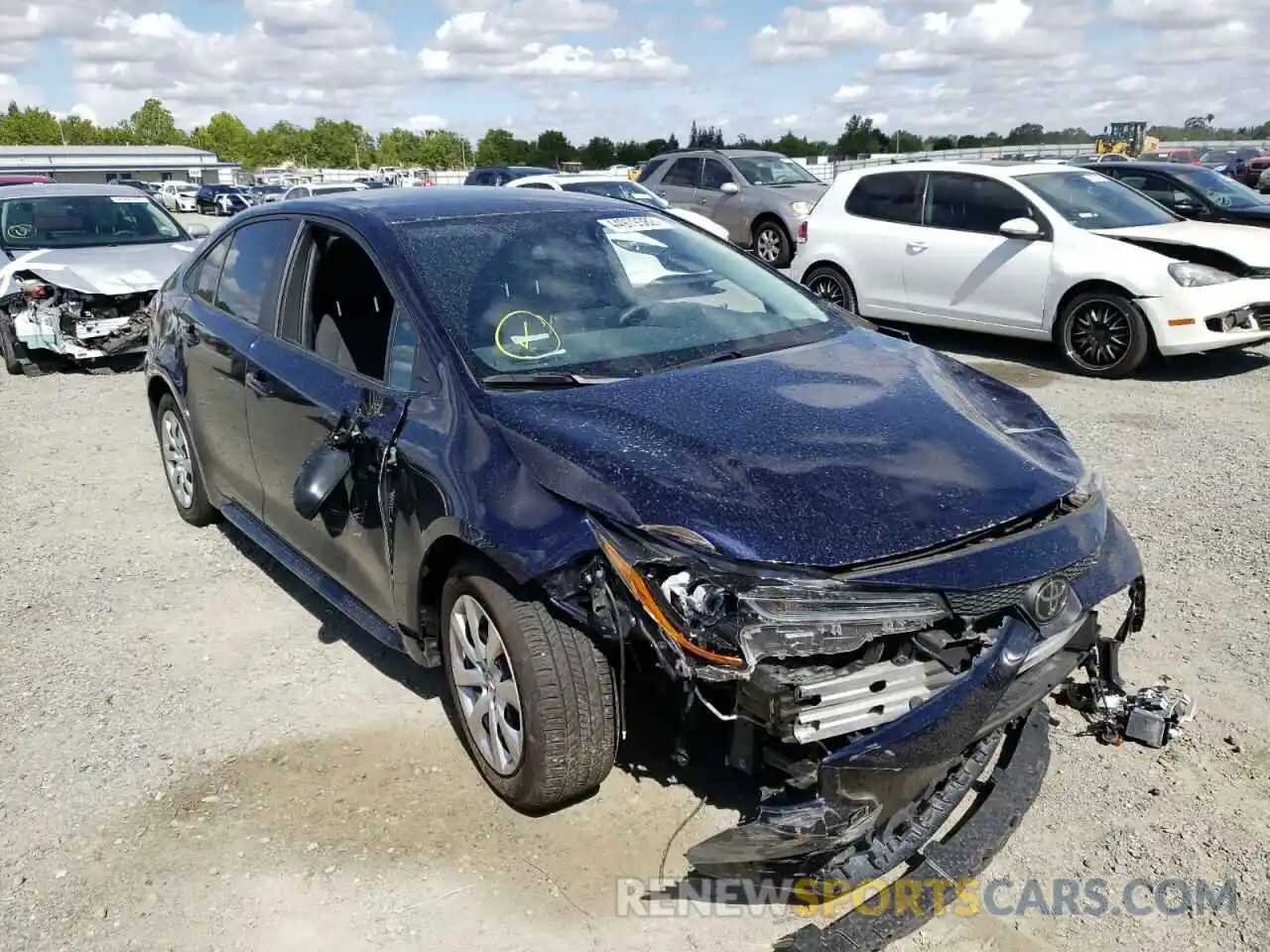 1 Photograph of a damaged car 5YFEPRAEXLP006835 TOYOTA COROLLA 2020