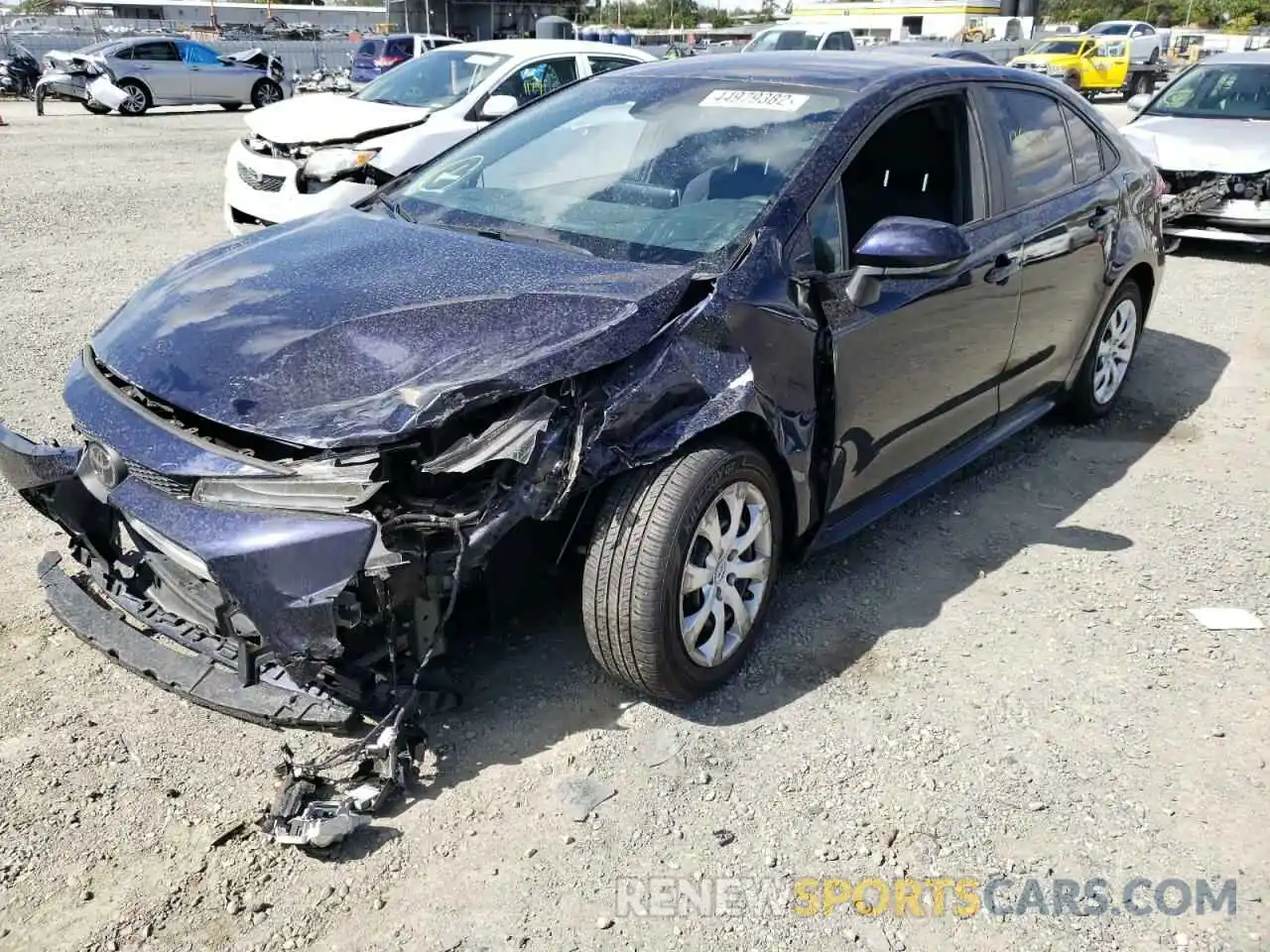 2 Photograph of a damaged car 5YFEPRAEXLP006835 TOYOTA COROLLA 2020