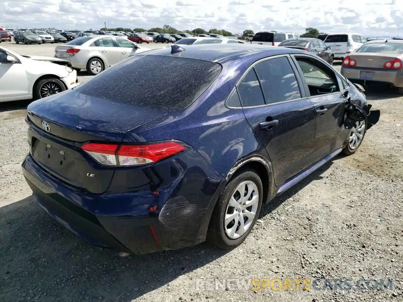 4 Photograph of a damaged car 5YFEPRAEXLP006835 TOYOTA COROLLA 2020