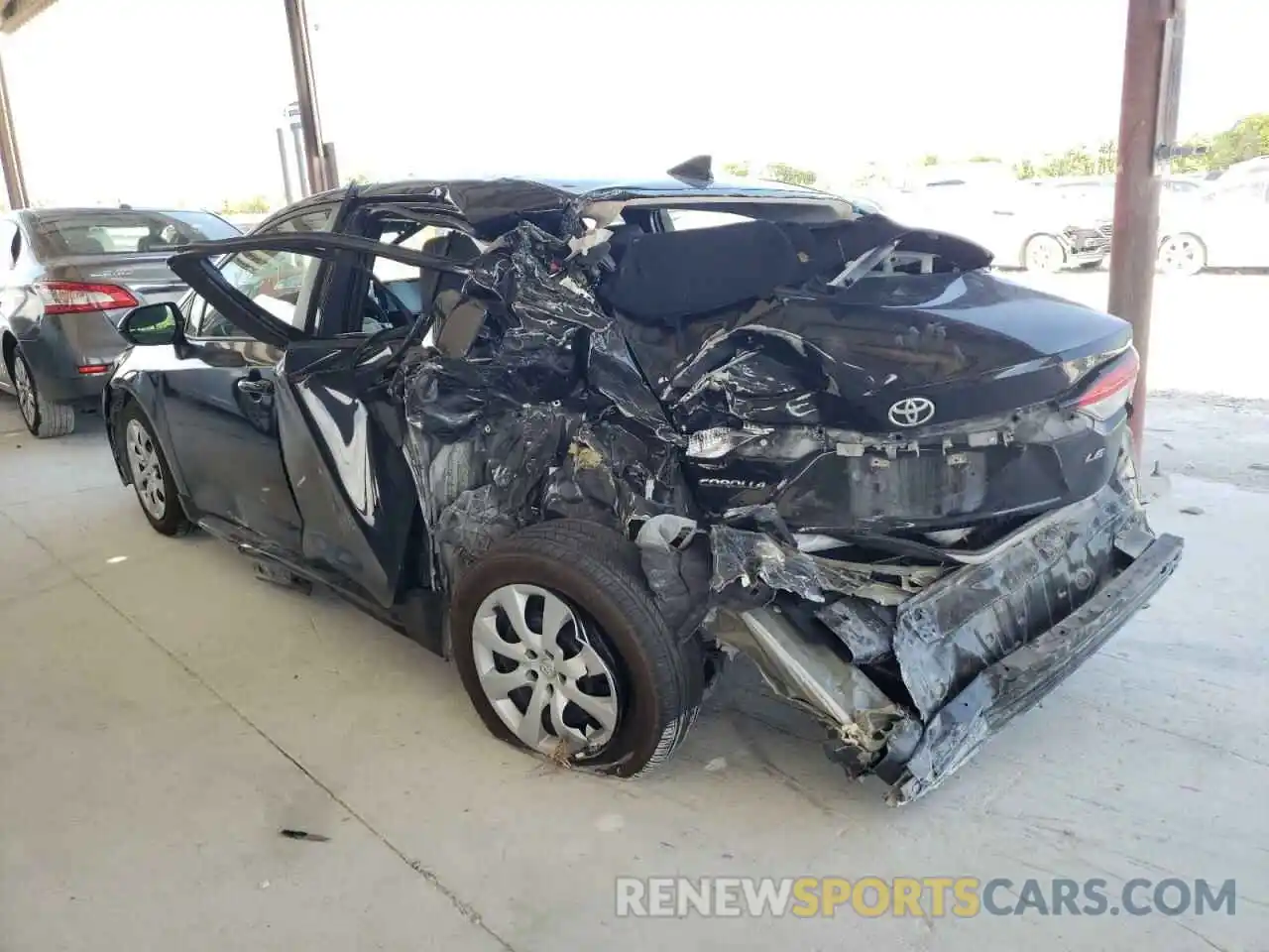 3 Photograph of a damaged car 5YFEPRAEXLP007063 TOYOTA COROLLA 2020