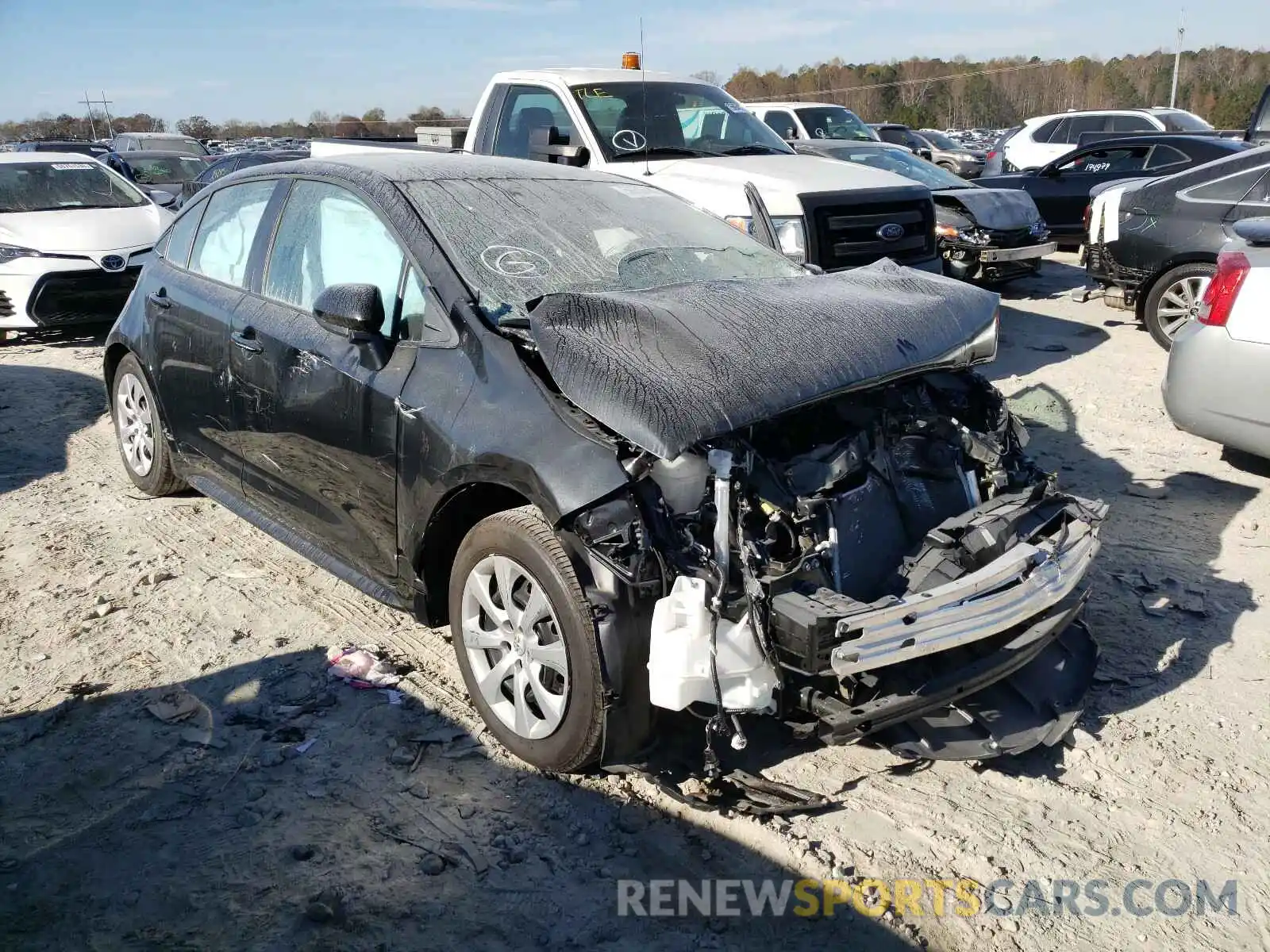 1 Фотография поврежденного автомобиля 5YFEPRAEXLP008164 TOYOTA COROLLA 2020