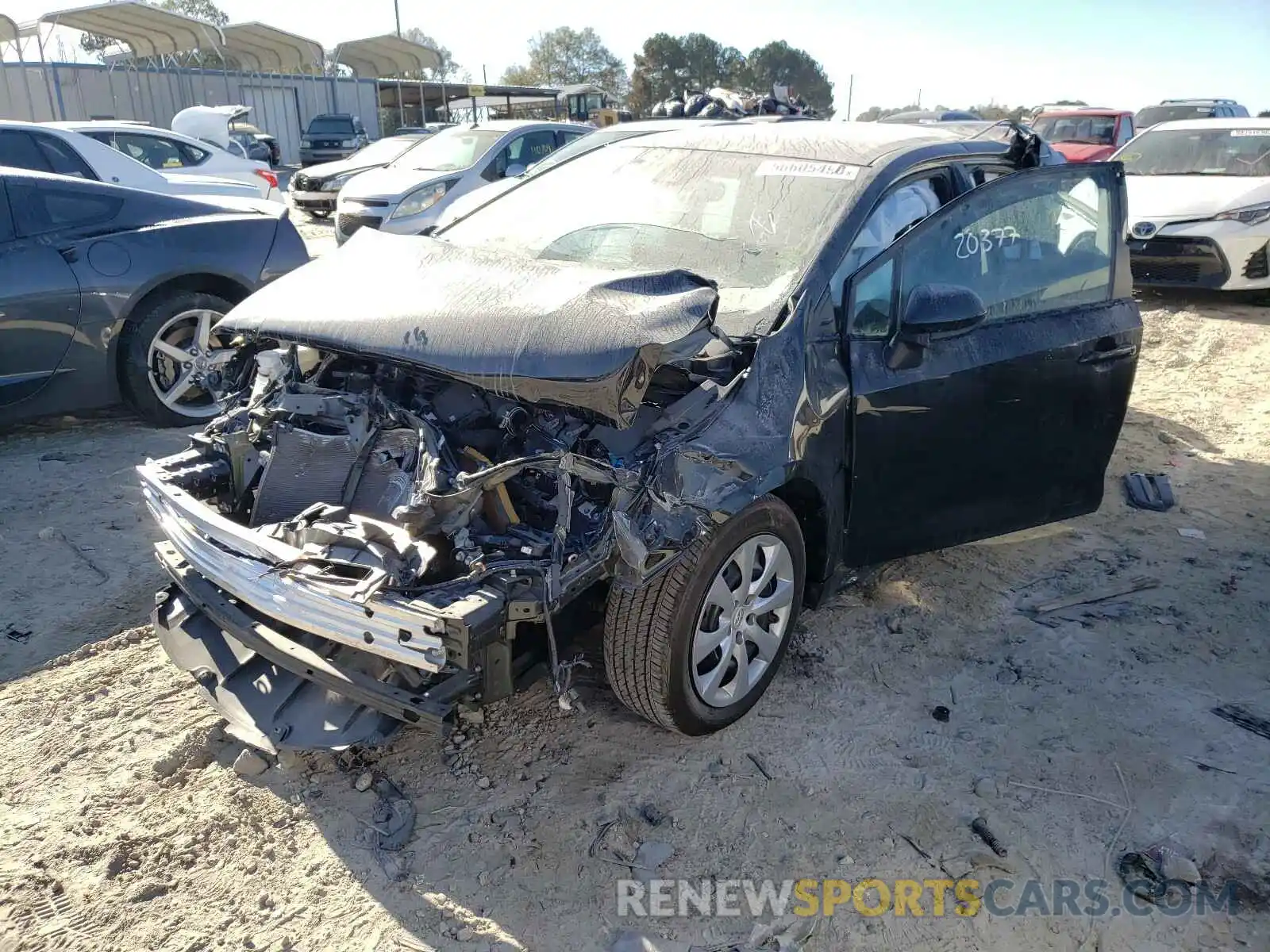2 Photograph of a damaged car 5YFEPRAEXLP008164 TOYOTA COROLLA 2020