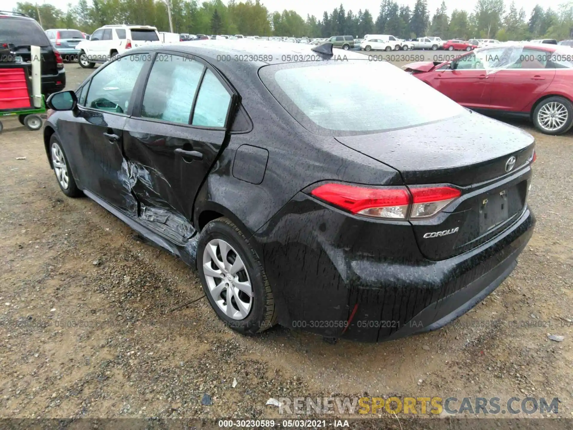 3 Photograph of a damaged car 5YFEPRAEXLP008973 TOYOTA COROLLA 2020