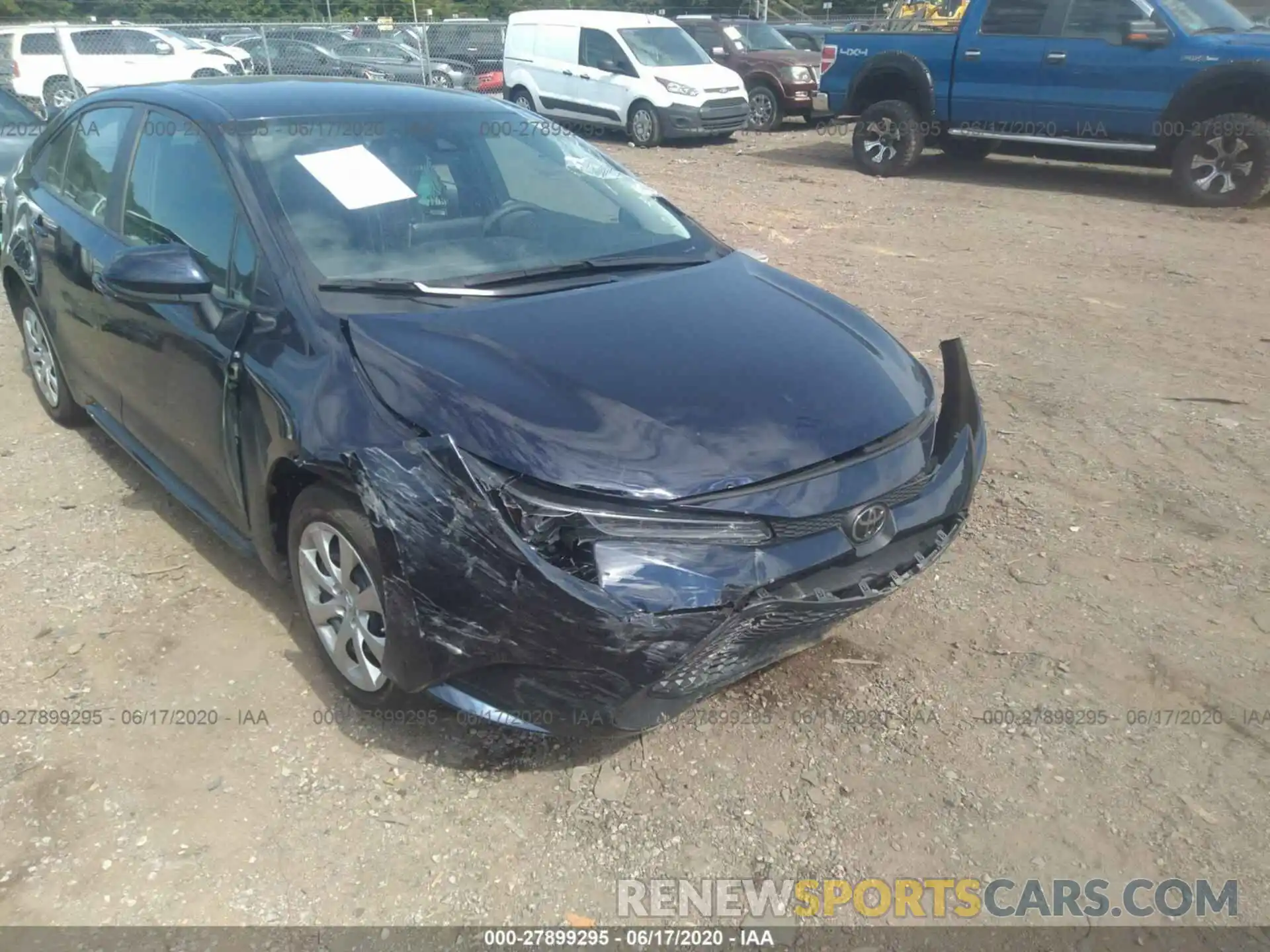 1 Photograph of a damaged car 5YFEPRAEXLP009251 TOYOTA COROLLA 2020