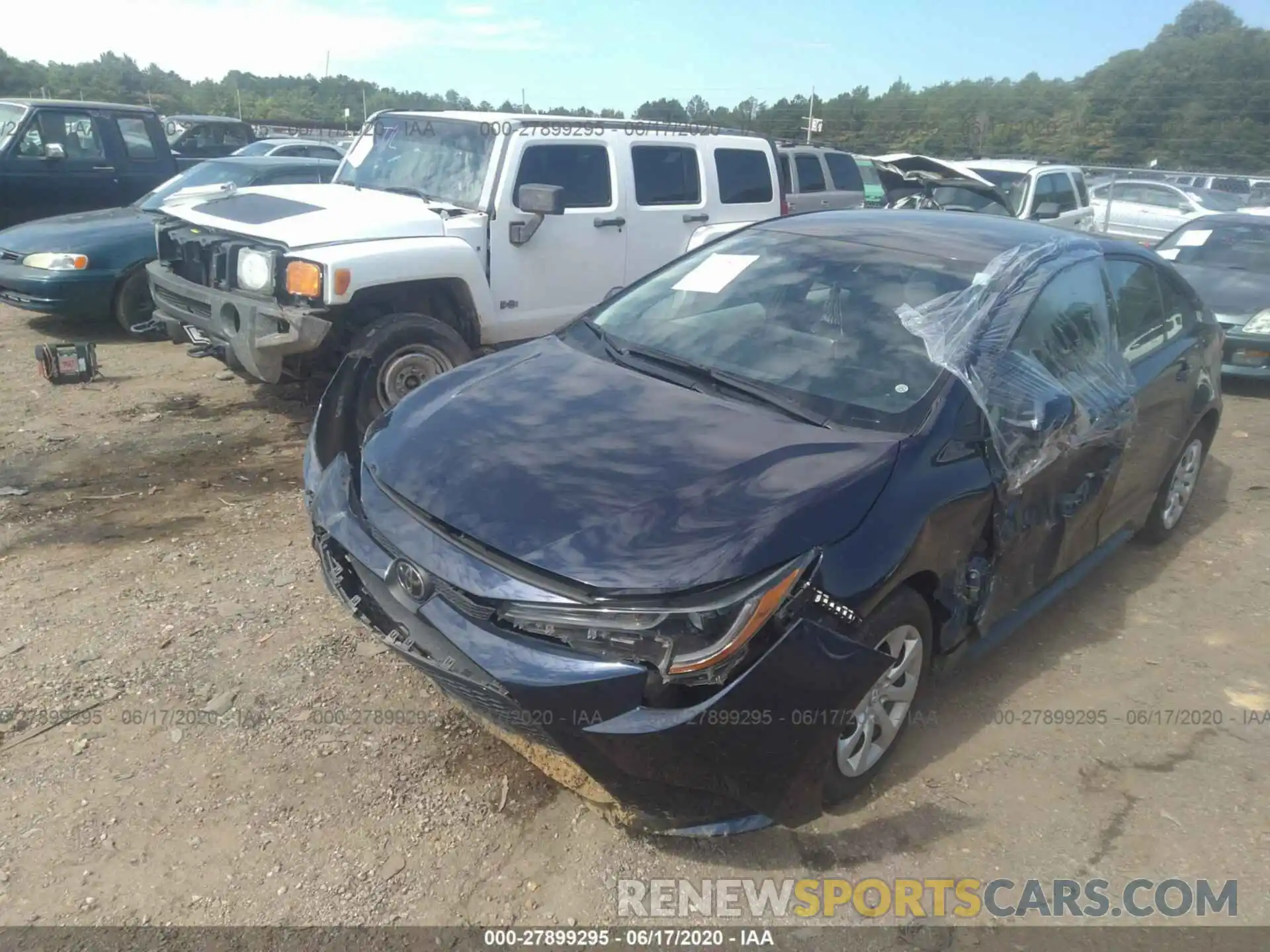 2 Photograph of a damaged car 5YFEPRAEXLP009251 TOYOTA COROLLA 2020