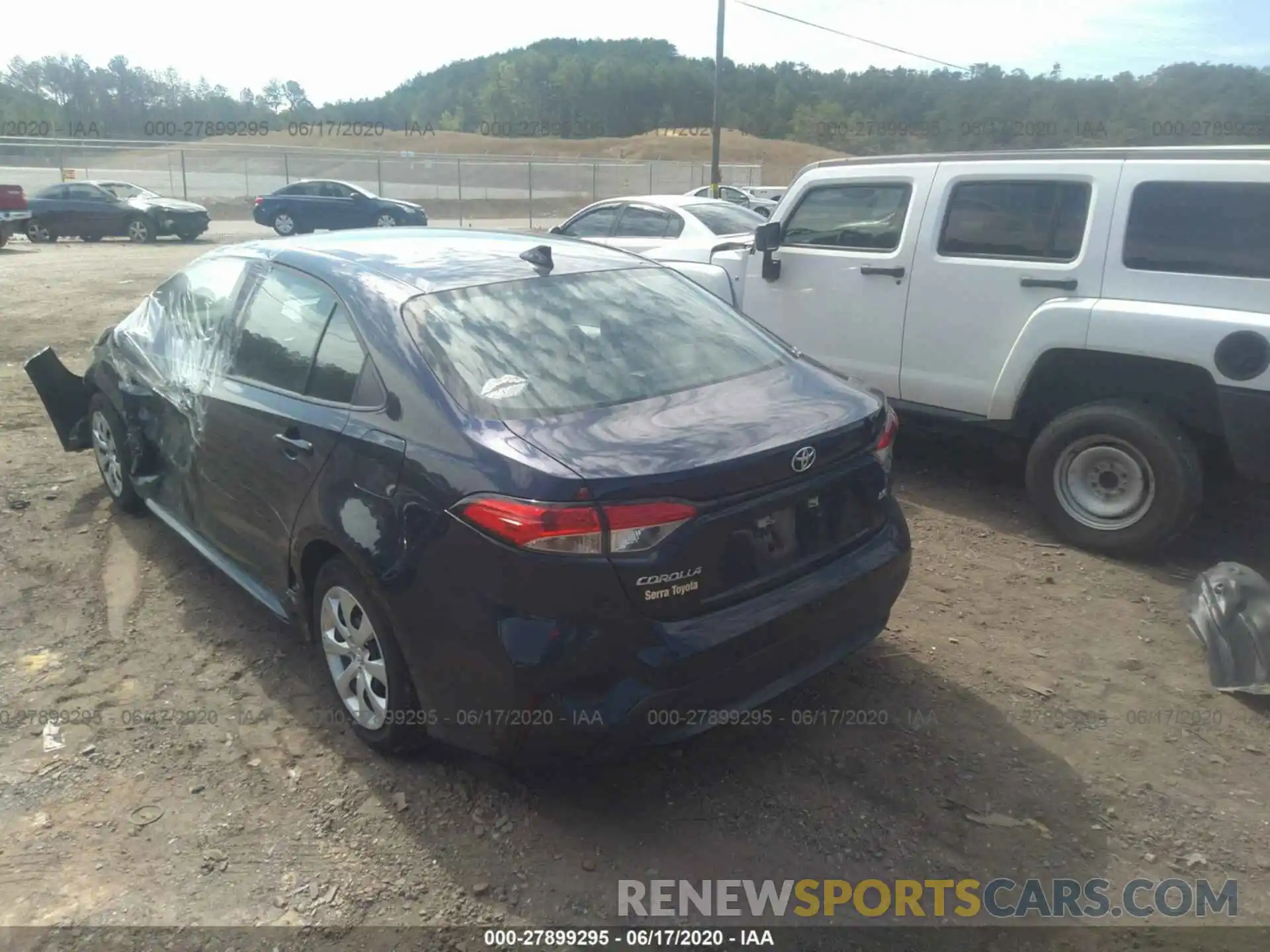 3 Photograph of a damaged car 5YFEPRAEXLP009251 TOYOTA COROLLA 2020