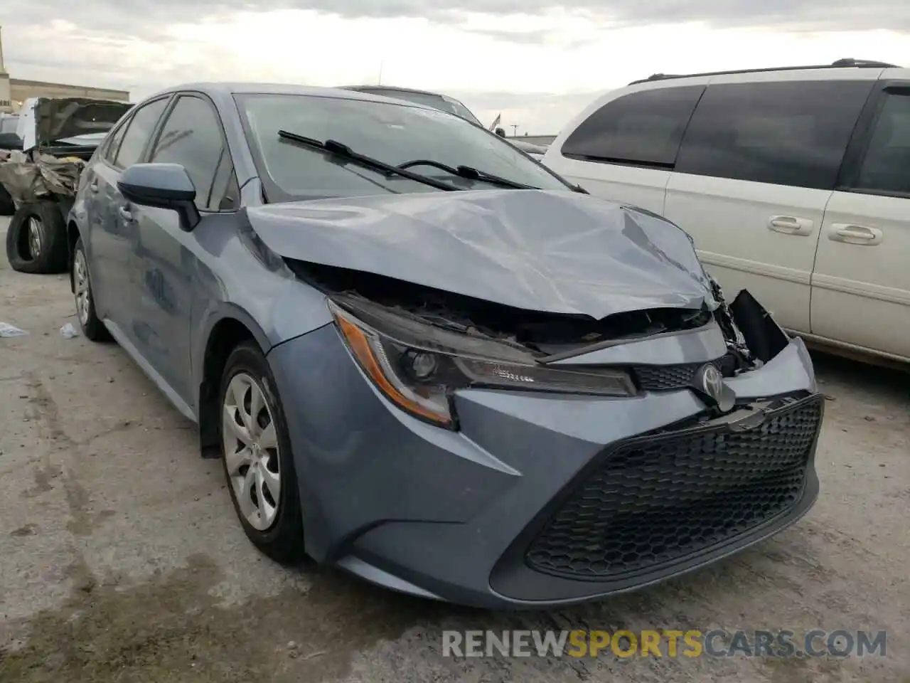 1 Photograph of a damaged car 5YFEPRAEXLP010495 TOYOTA COROLLA 2020