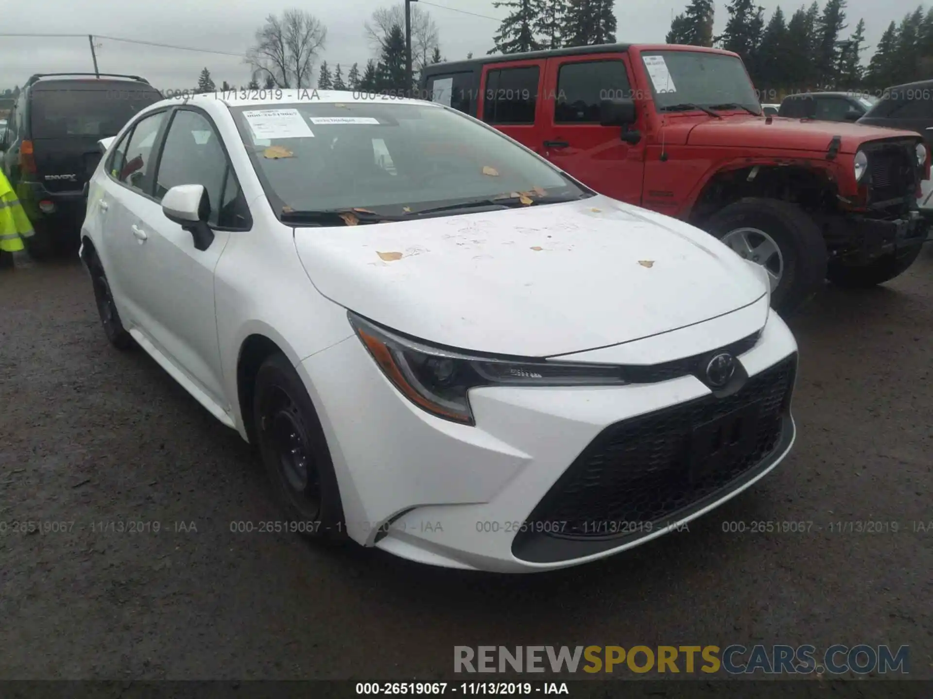 1 Photograph of a damaged car 5YFEPRAEXLP011002 TOYOTA COROLLA 2020