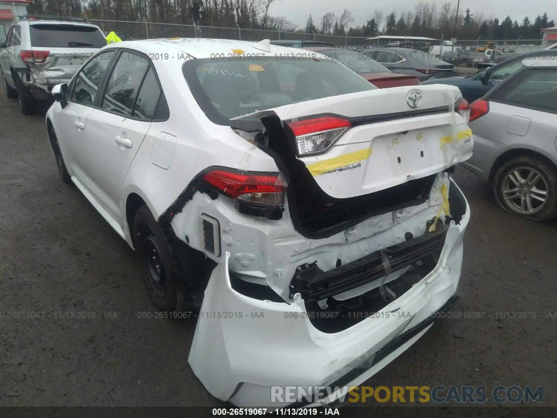 3 Photograph of a damaged car 5YFEPRAEXLP011002 TOYOTA COROLLA 2020