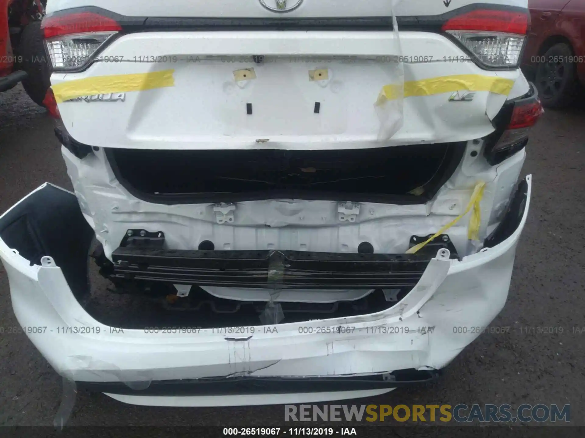 6 Photograph of a damaged car 5YFEPRAEXLP011002 TOYOTA COROLLA 2020