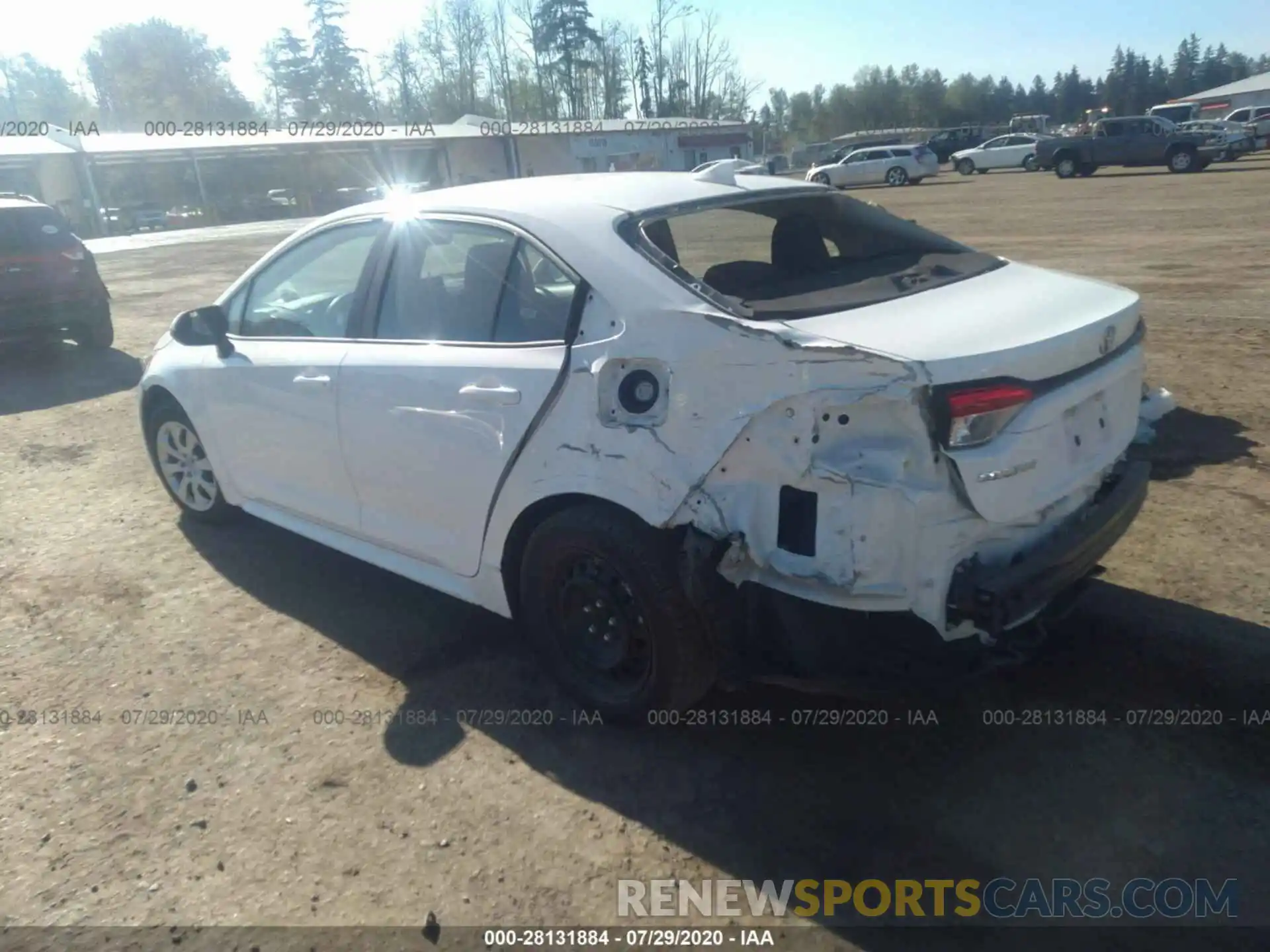 3 Photograph of a damaged car 5YFEPRAEXLP011579 TOYOTA COROLLA 2020