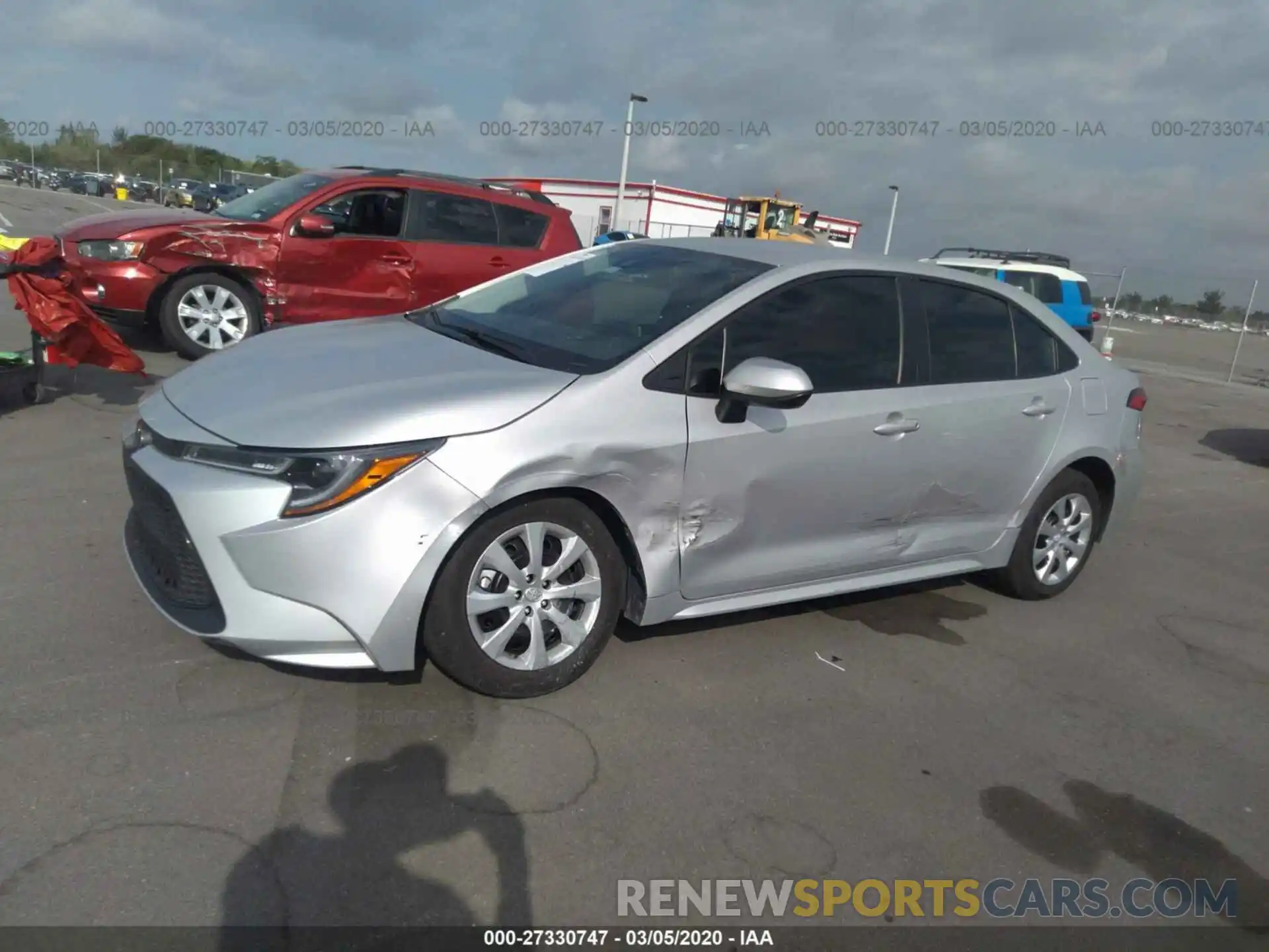 2 Photograph of a damaged car 5YFEPRAEXLP011646 TOYOTA COROLLA 2020