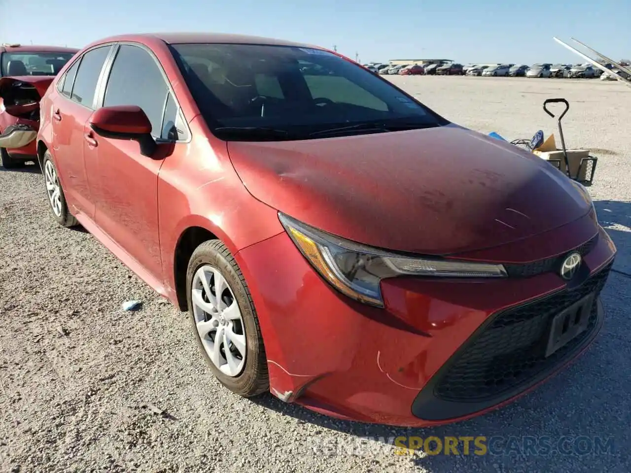 1 Photograph of a damaged car 5YFEPRAEXLP012795 TOYOTA COROLLA 2020