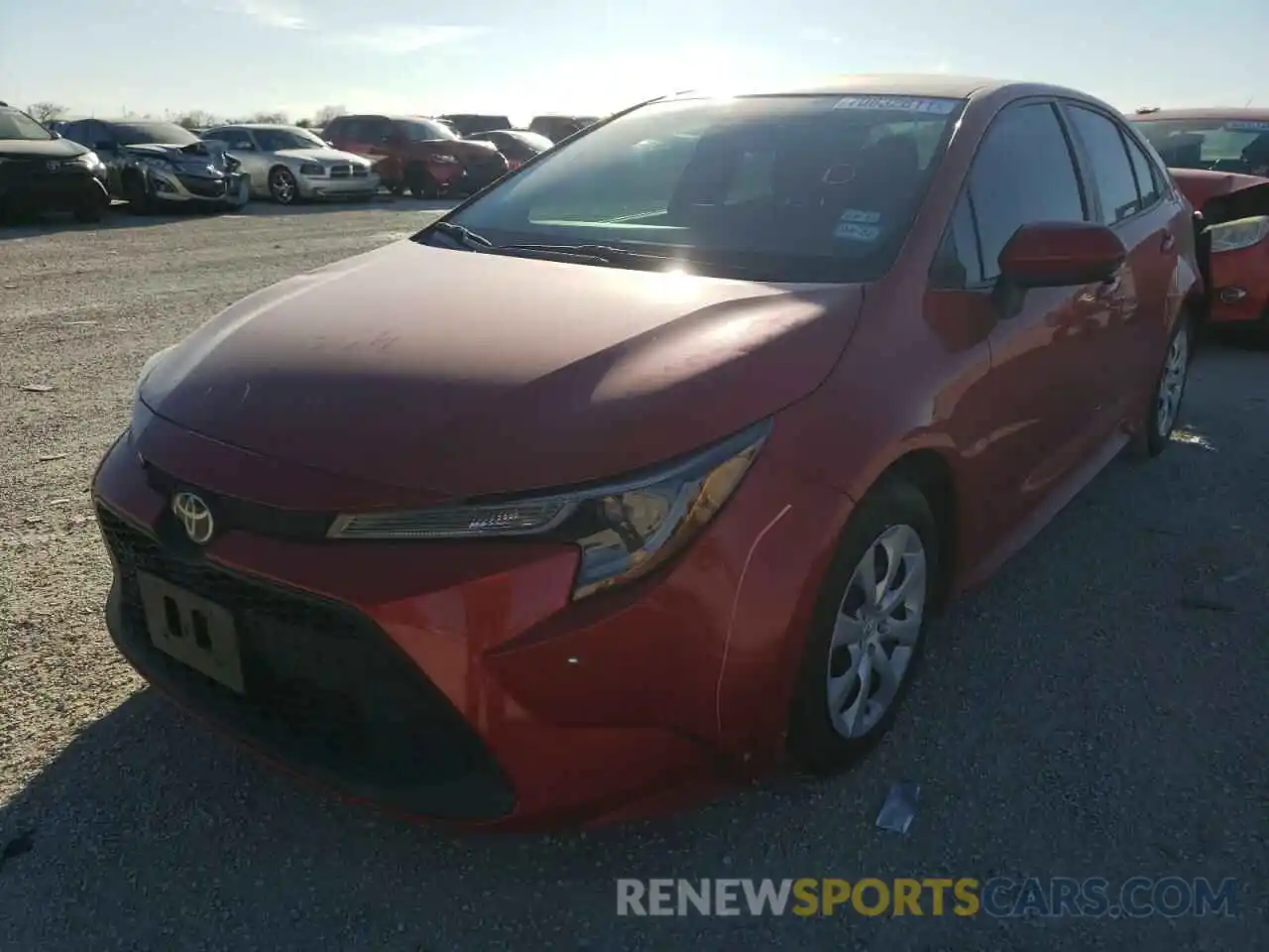 2 Photograph of a damaged car 5YFEPRAEXLP012795 TOYOTA COROLLA 2020