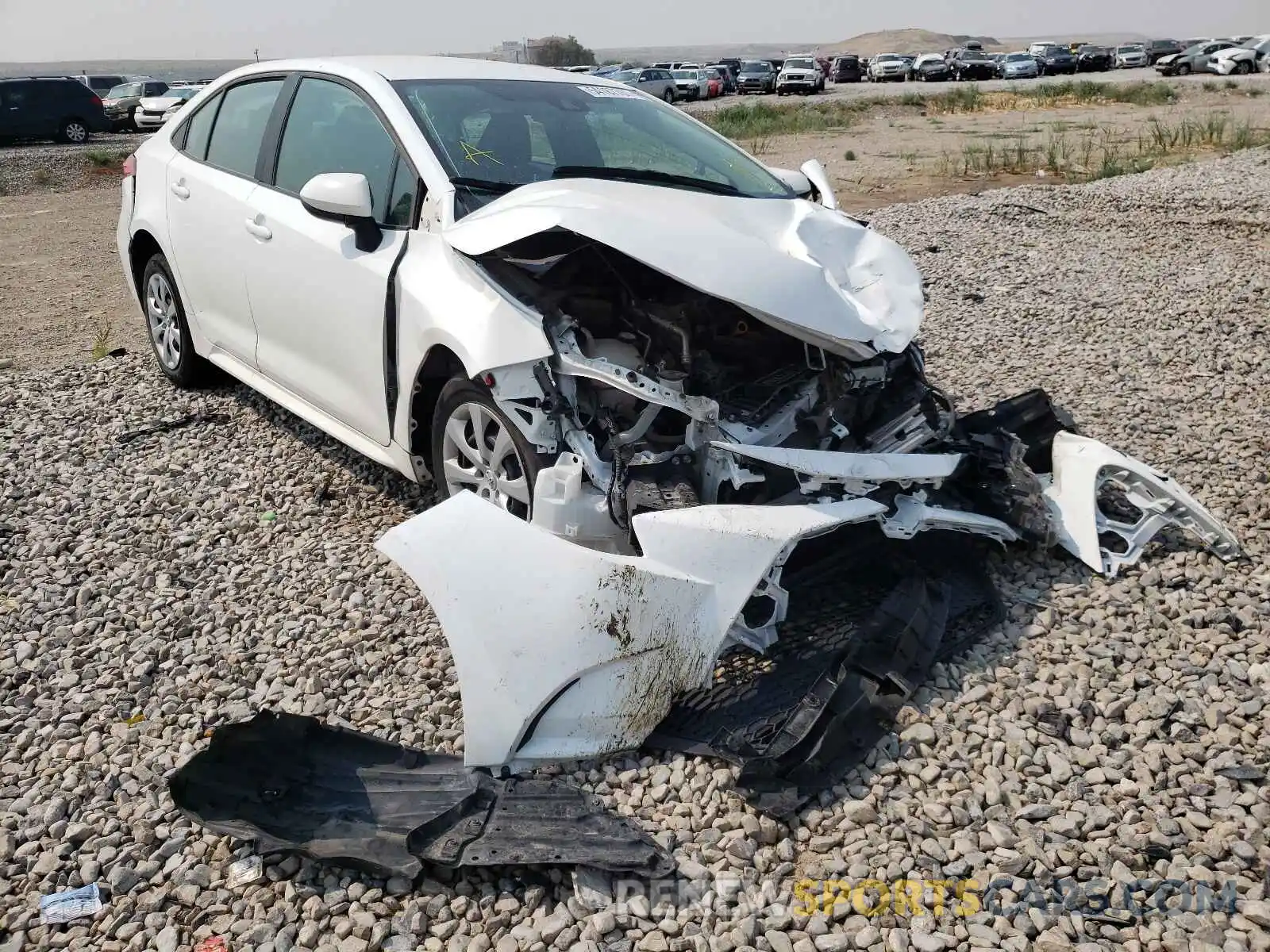 1 Photograph of a damaged car 5YFEPRAEXLP012988 TOYOTA COROLLA 2020