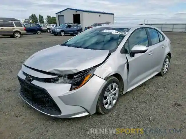 2 Photograph of a damaged car 5YFEPRAEXLP014238 TOYOTA COROLLA 2020