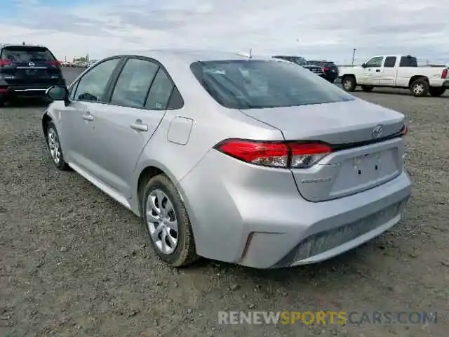 3 Photograph of a damaged car 5YFEPRAEXLP014238 TOYOTA COROLLA 2020