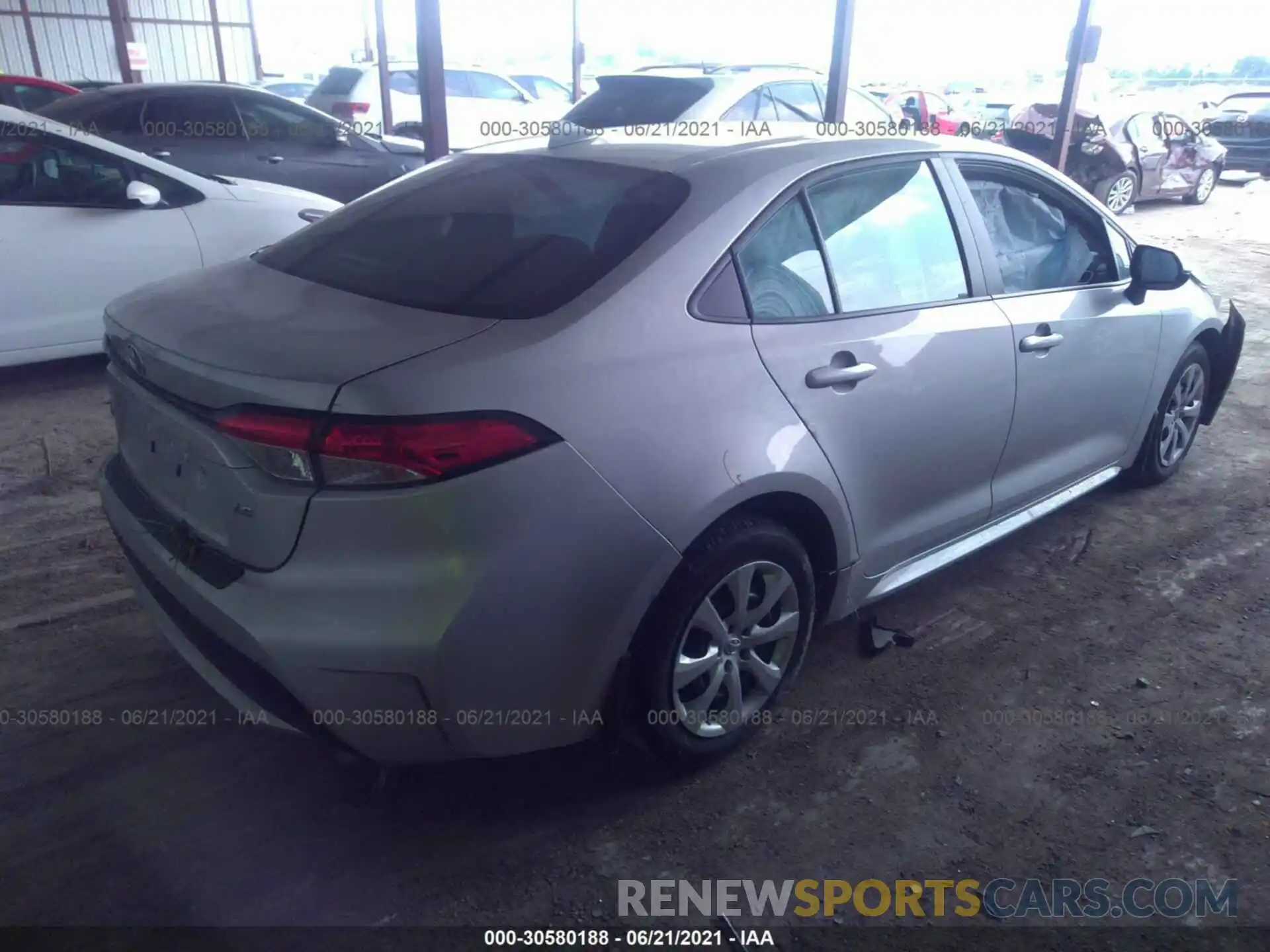 4 Photograph of a damaged car 5YFEPRAEXLP015602 TOYOTA COROLLA 2020