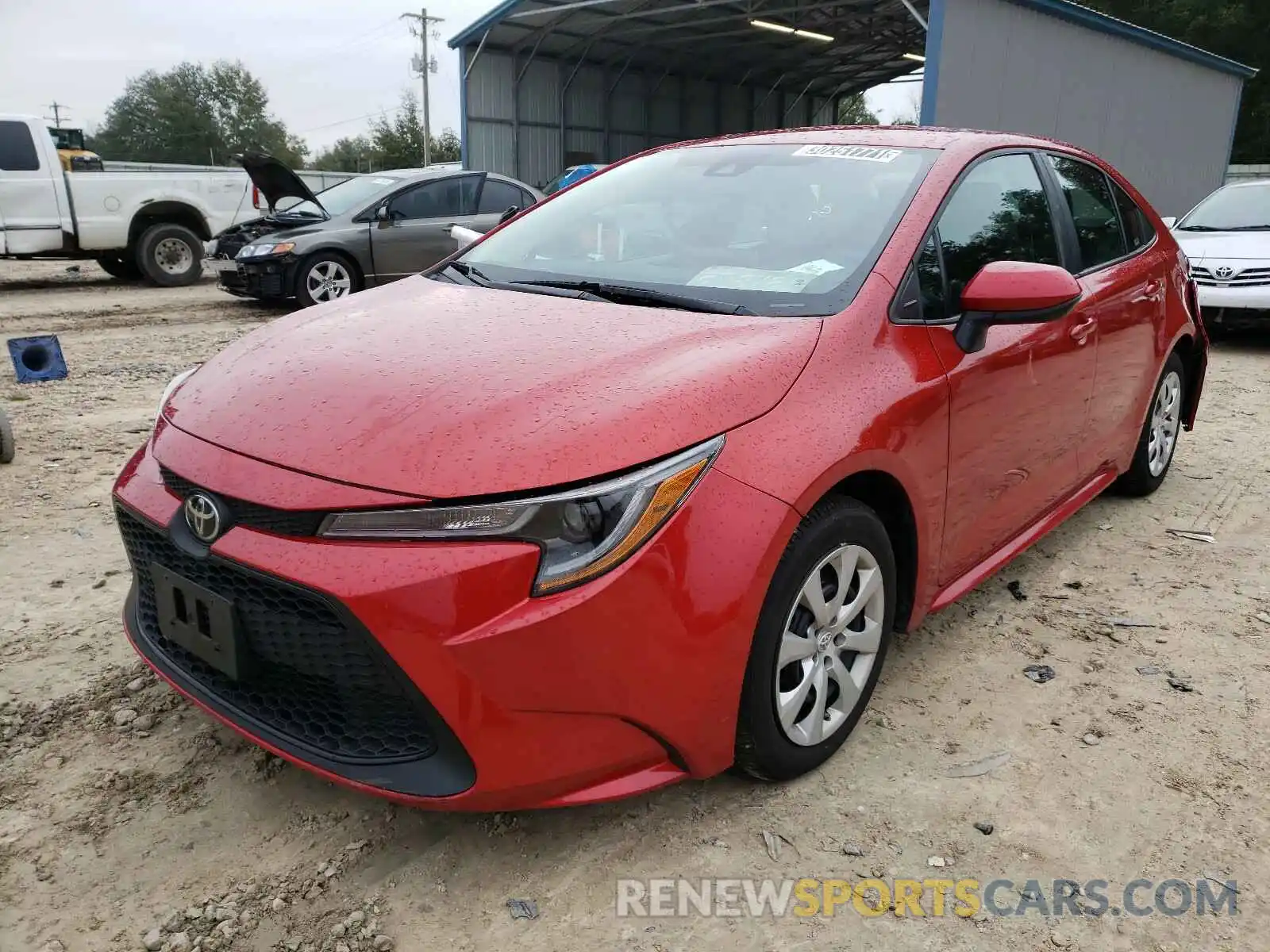 2 Photograph of a damaged car 5YFEPRAEXLP018340 TOYOTA COROLLA 2020