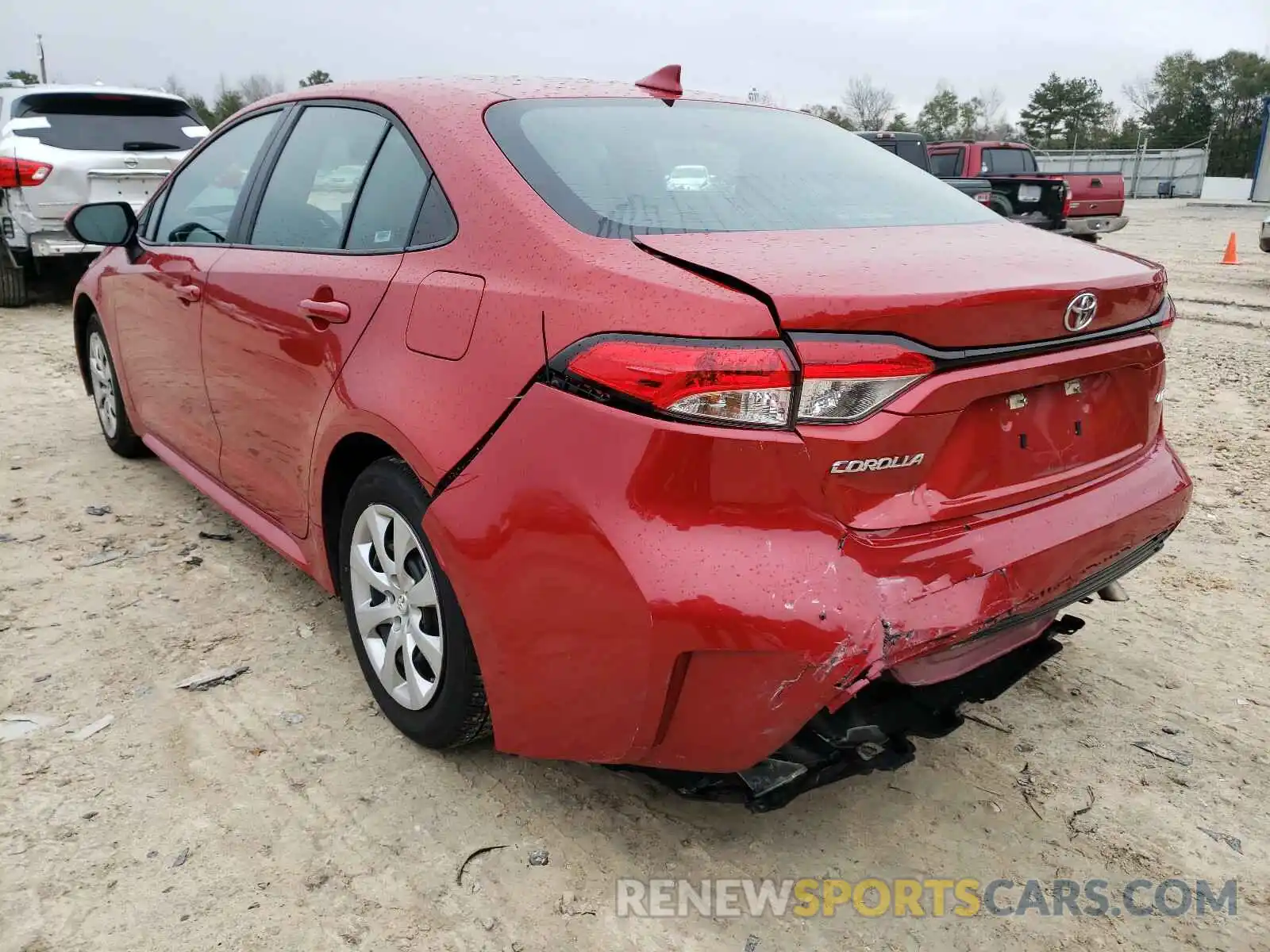 3 Photograph of a damaged car 5YFEPRAEXLP018340 TOYOTA COROLLA 2020