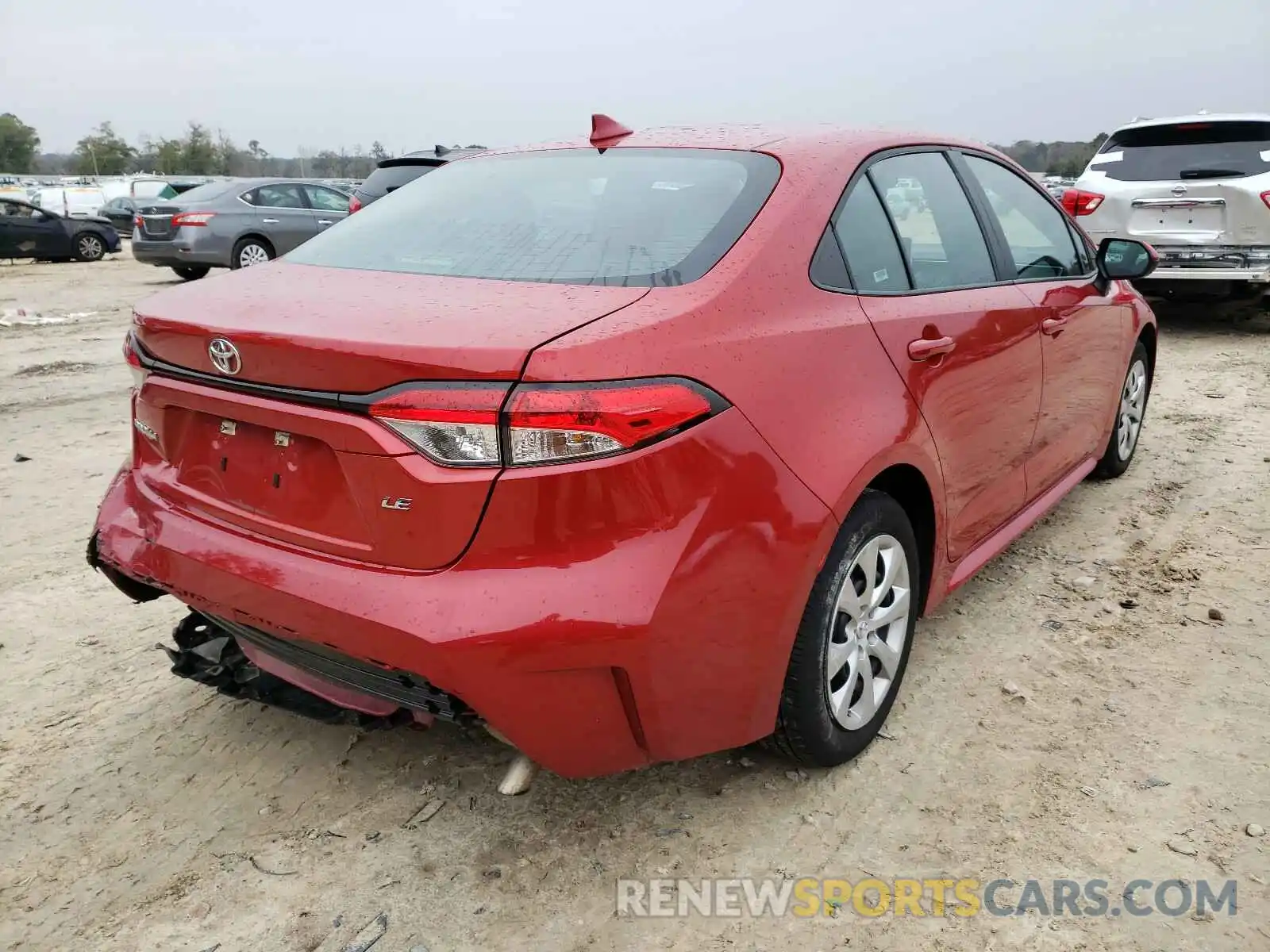 4 Photograph of a damaged car 5YFEPRAEXLP018340 TOYOTA COROLLA 2020