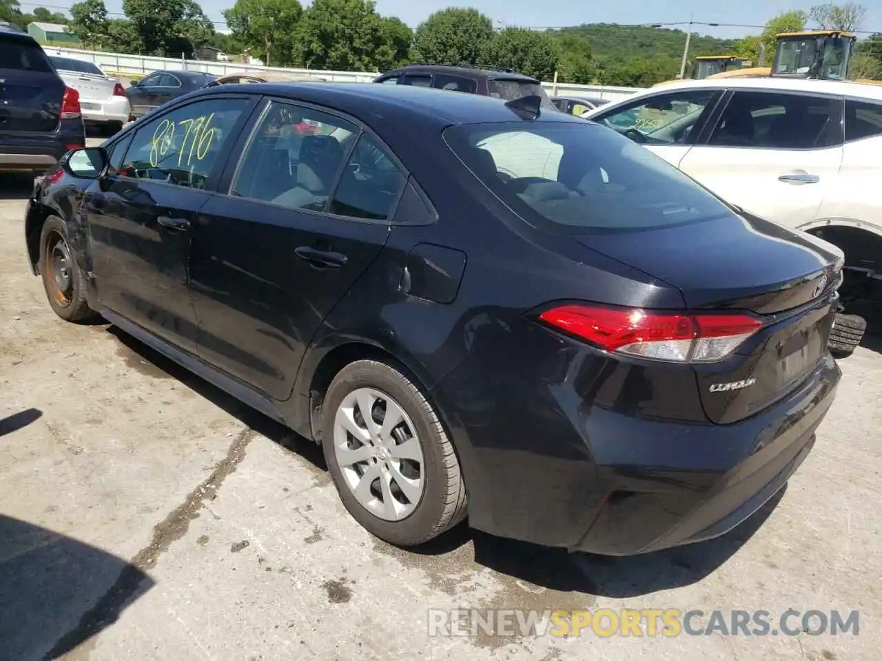 3 Photograph of a damaged car 5YFEPRAEXLP018371 TOYOTA COROLLA 2020