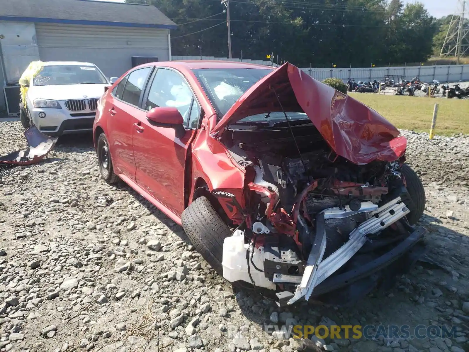 1 Photograph of a damaged car 5YFEPRAEXLP018824 TOYOTA COROLLA 2020