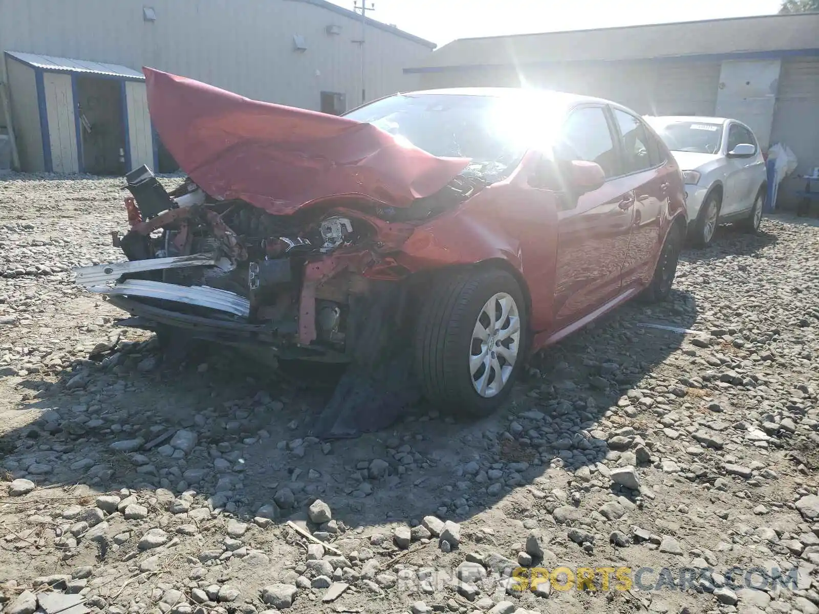 2 Photograph of a damaged car 5YFEPRAEXLP018824 TOYOTA COROLLA 2020