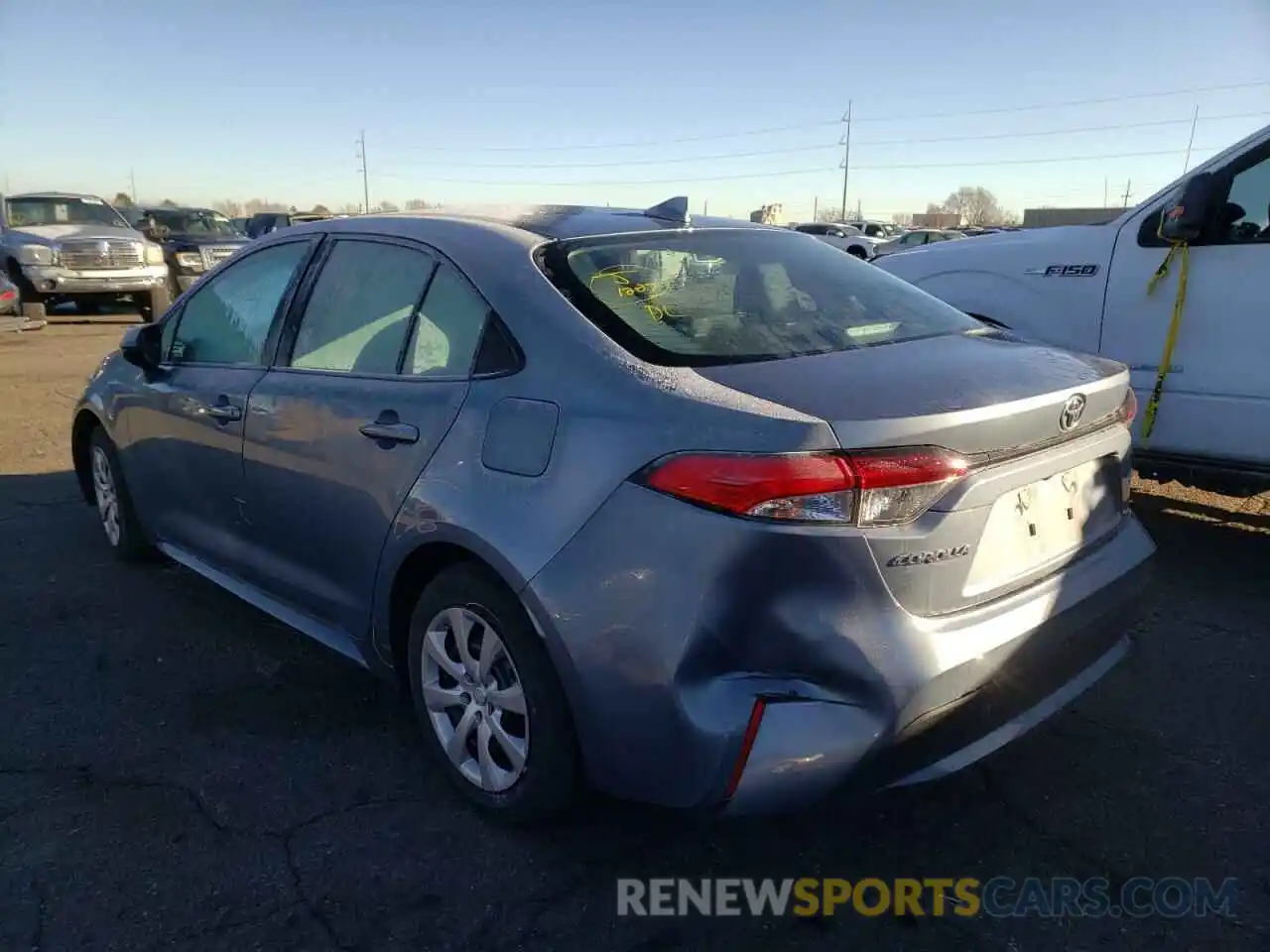 3 Photograph of a damaged car 5YFEPRAEXLP019214 TOYOTA COROLLA 2020