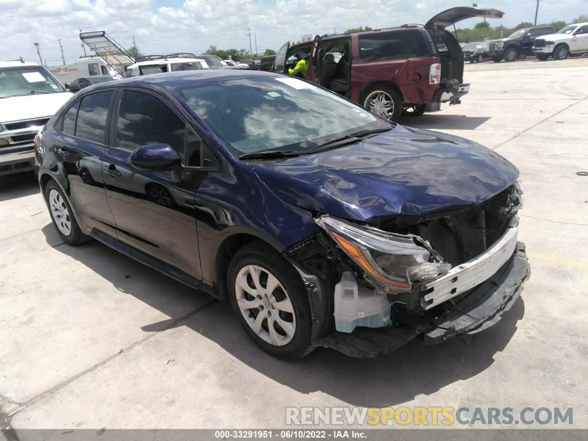 1 Photograph of a damaged car 5YFEPRAEXLP020315 TOYOTA COROLLA 2020