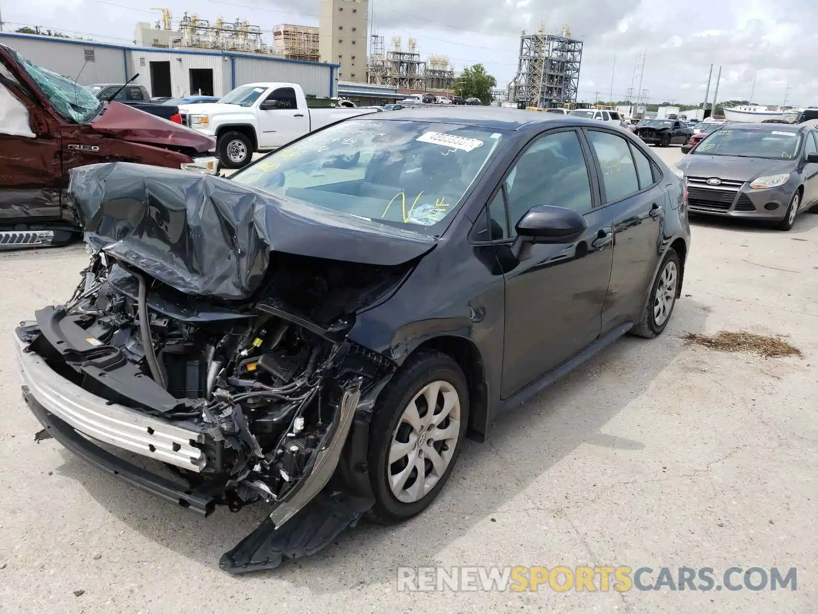 2 Photograph of a damaged car 5YFEPRAEXLP020492 TOYOTA COROLLA 2020