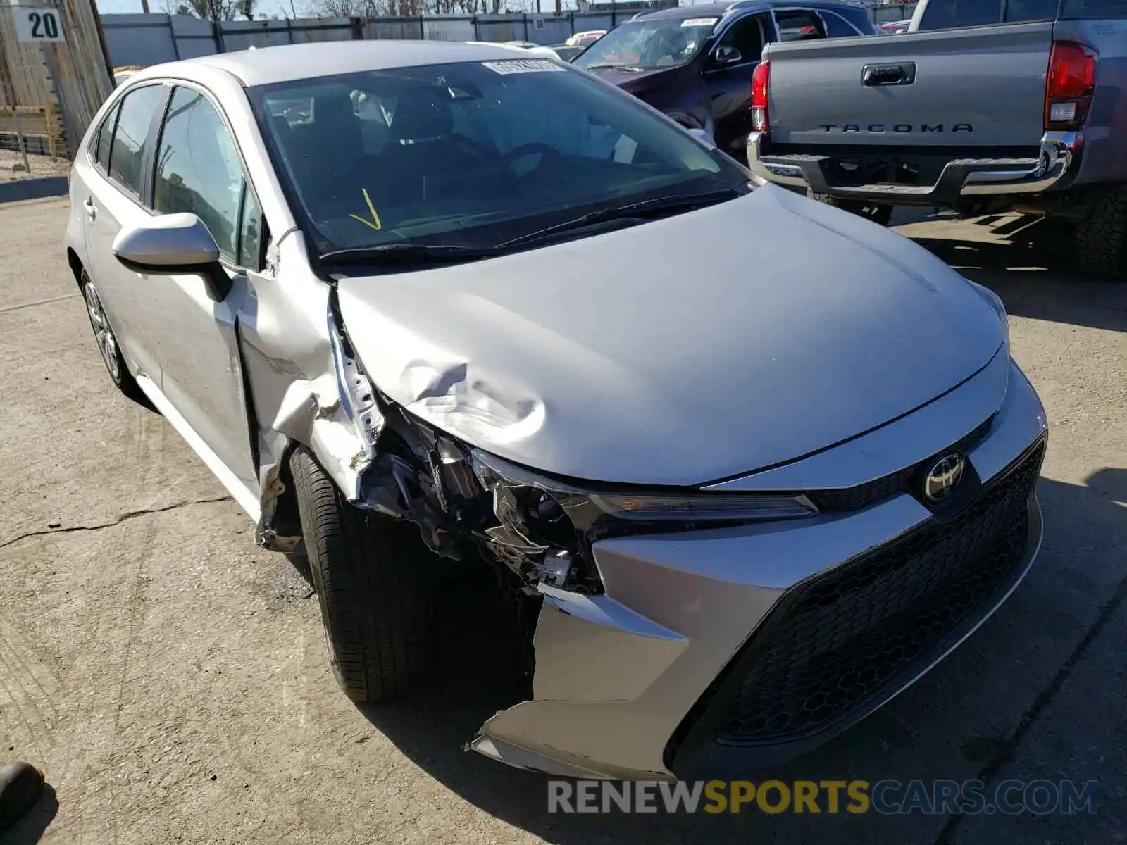 1 Photograph of a damaged car 5YFEPRAEXLP020699 TOYOTA COROLLA 2020