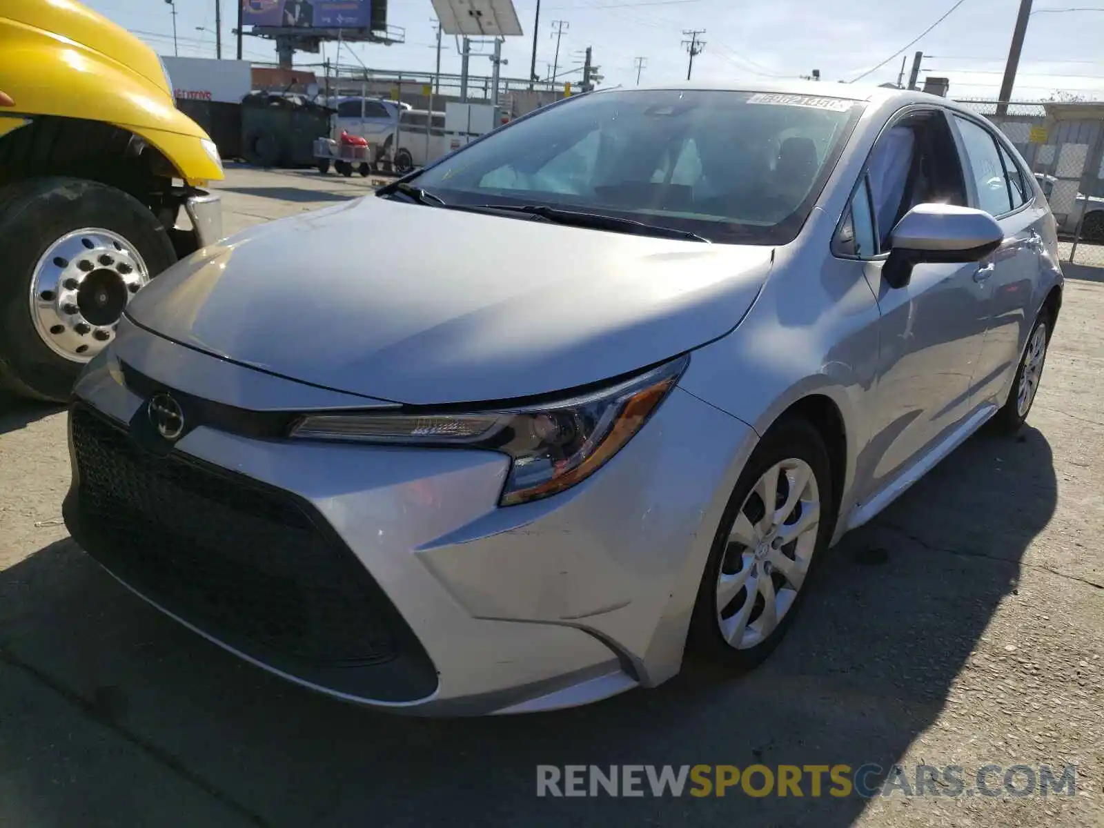 2 Photograph of a damaged car 5YFEPRAEXLP020699 TOYOTA COROLLA 2020