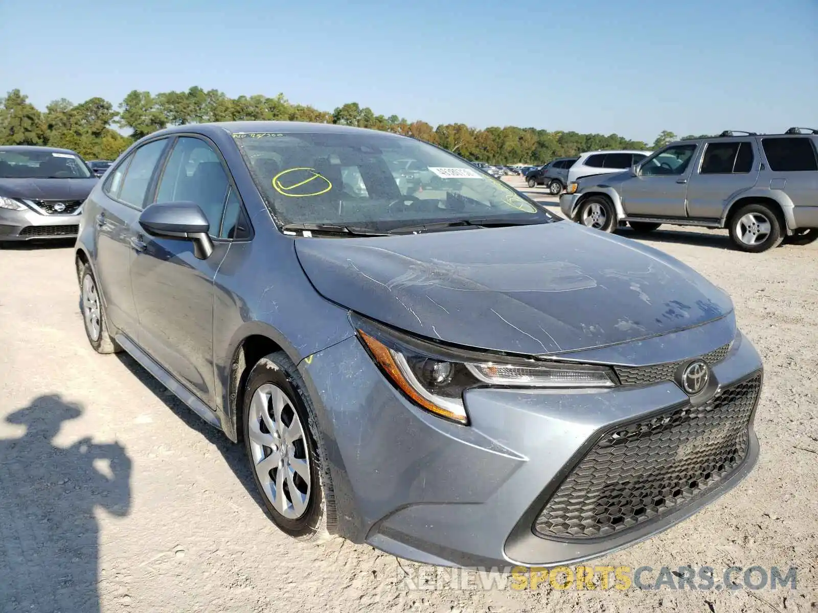 1 Photograph of a damaged car 5YFEPRAEXLP021450 TOYOTA COROLLA 2020