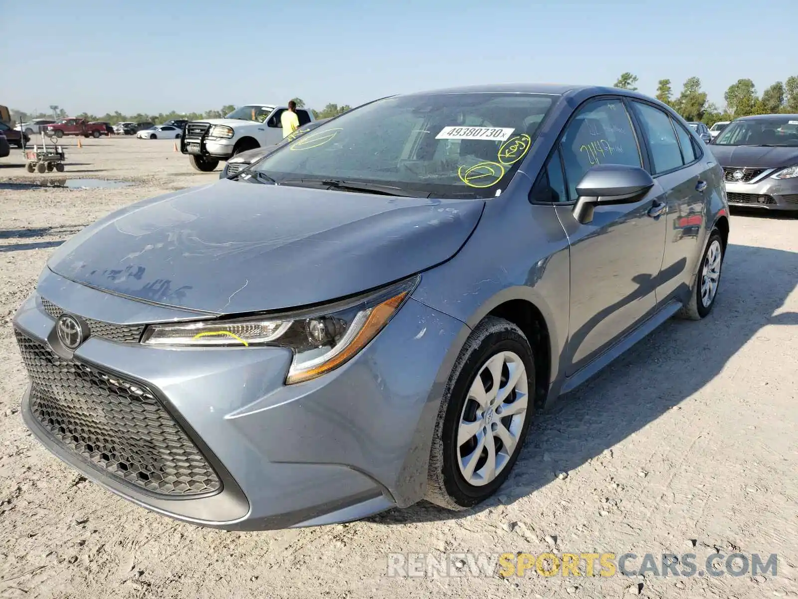 2 Photograph of a damaged car 5YFEPRAEXLP021450 TOYOTA COROLLA 2020