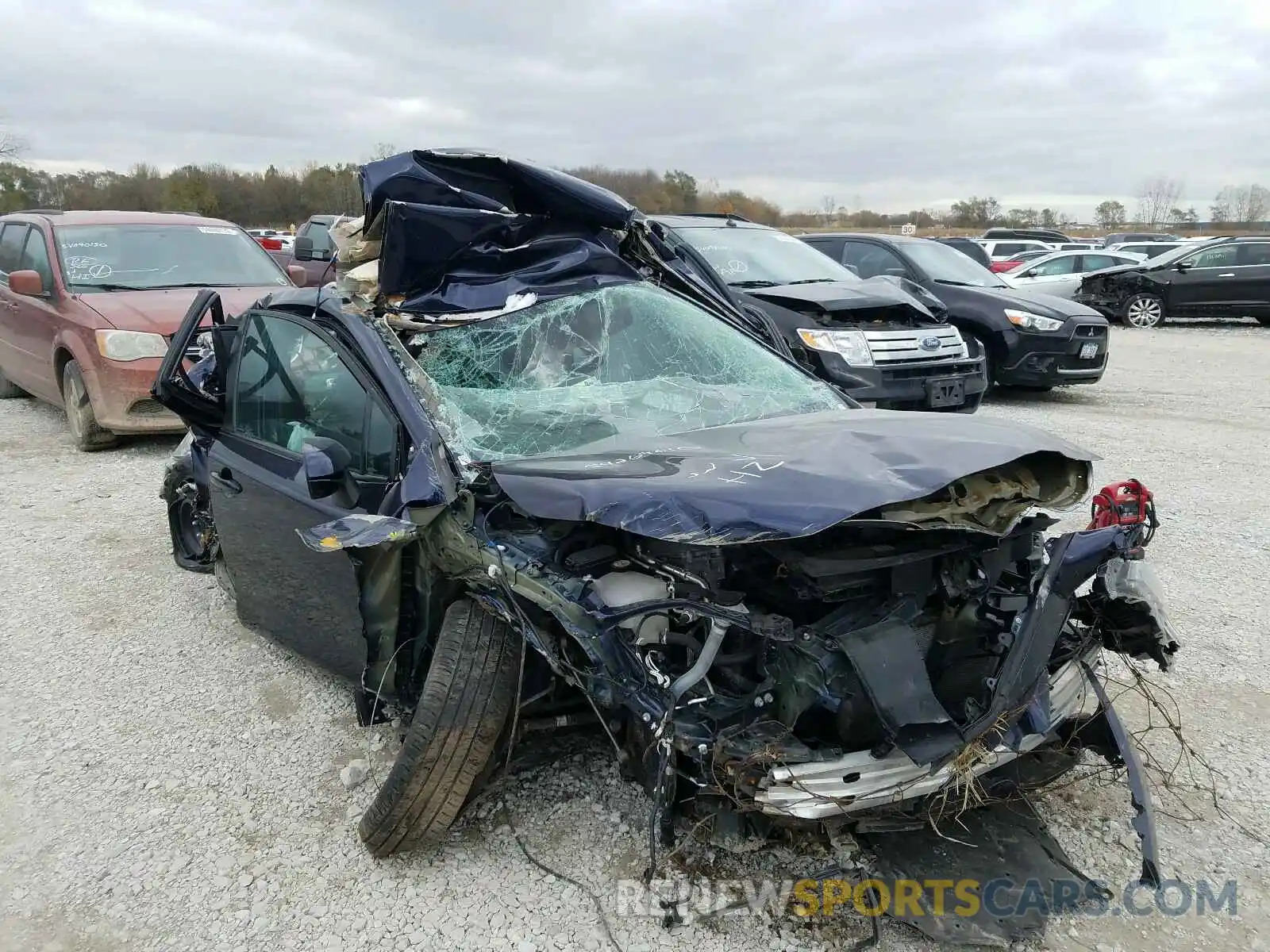 1 Photograph of a damaged car 5YFEPRAEXLP021688 TOYOTA COROLLA 2020