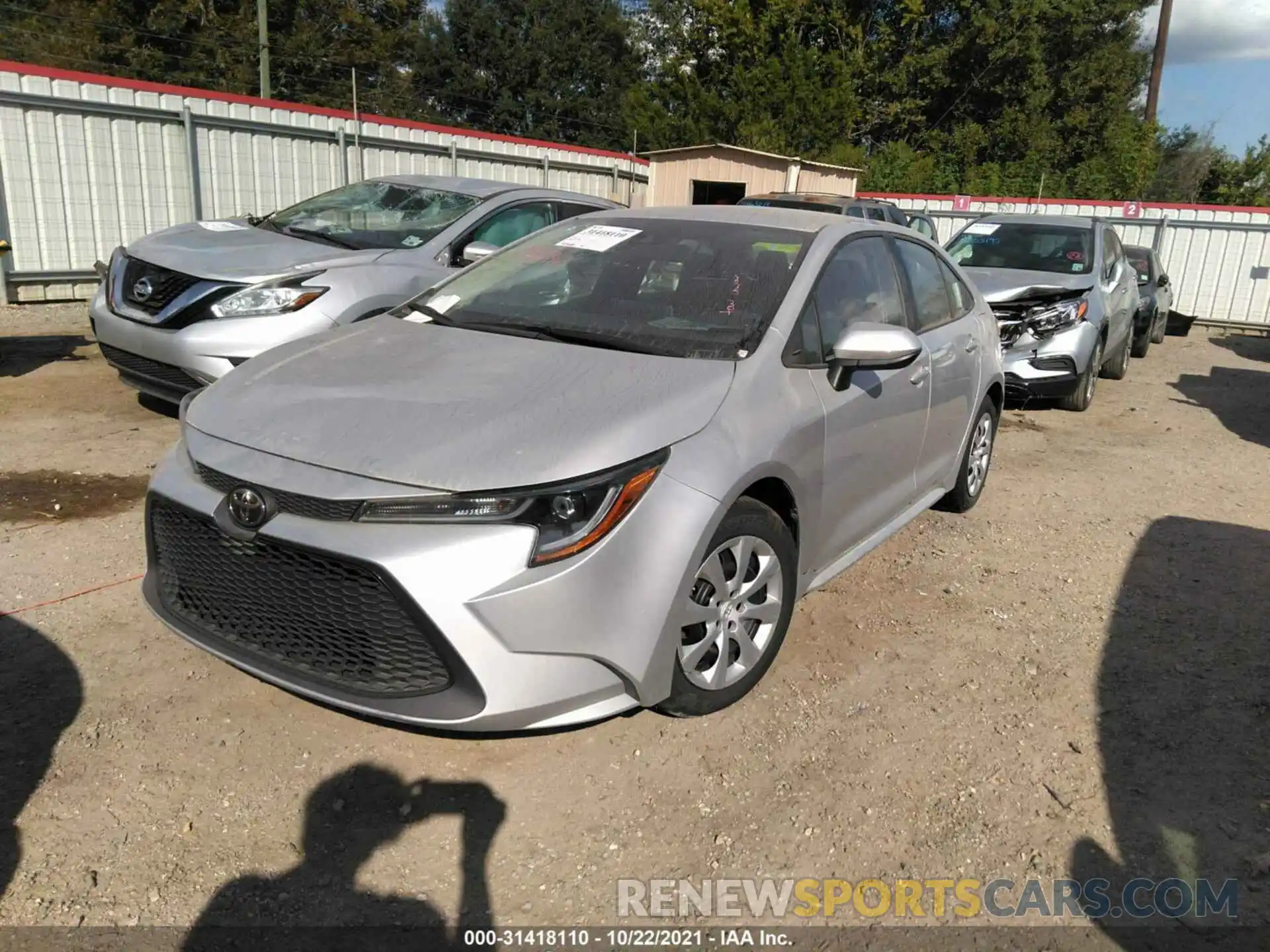 2 Photograph of a damaged car 5YFEPRAEXLP022453 TOYOTA COROLLA 2020