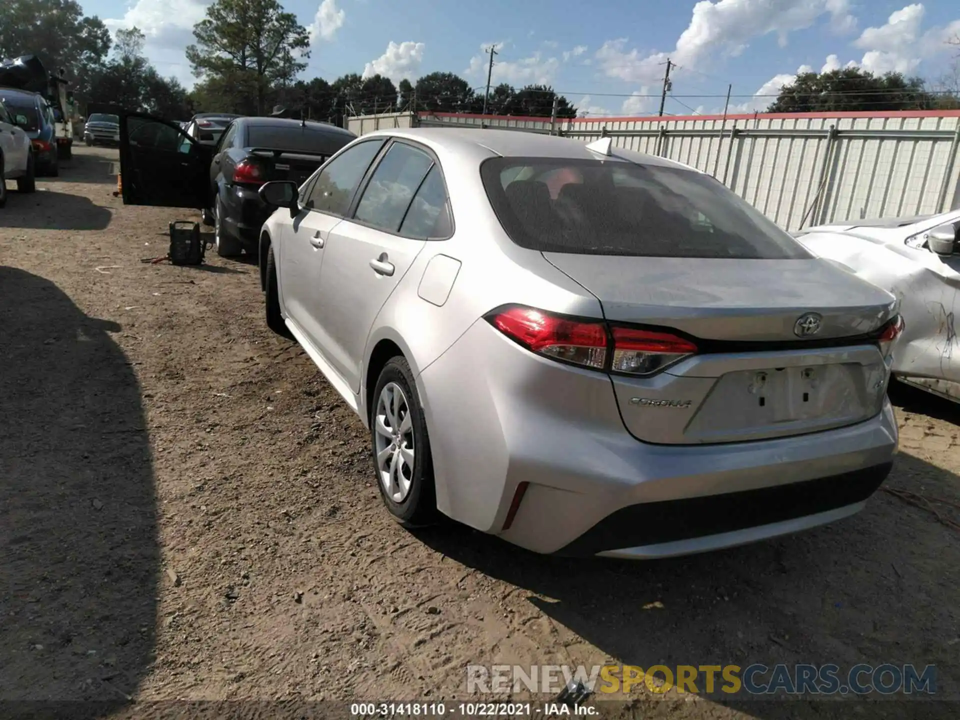 3 Photograph of a damaged car 5YFEPRAEXLP022453 TOYOTA COROLLA 2020