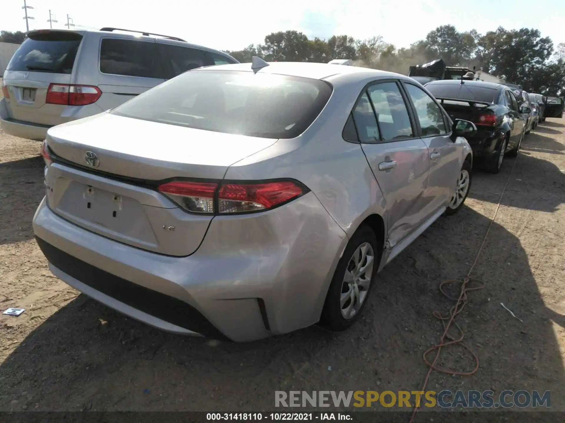 4 Photograph of a damaged car 5YFEPRAEXLP022453 TOYOTA COROLLA 2020