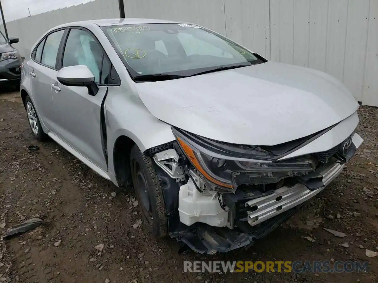 1 Photograph of a damaged car 5YFEPRAEXLP023196 TOYOTA COROLLA 2020