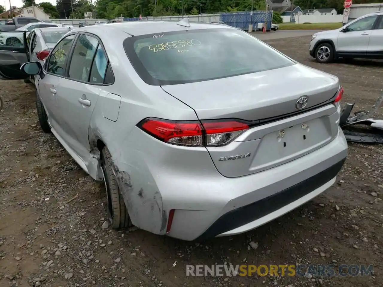 3 Photograph of a damaged car 5YFEPRAEXLP023196 TOYOTA COROLLA 2020