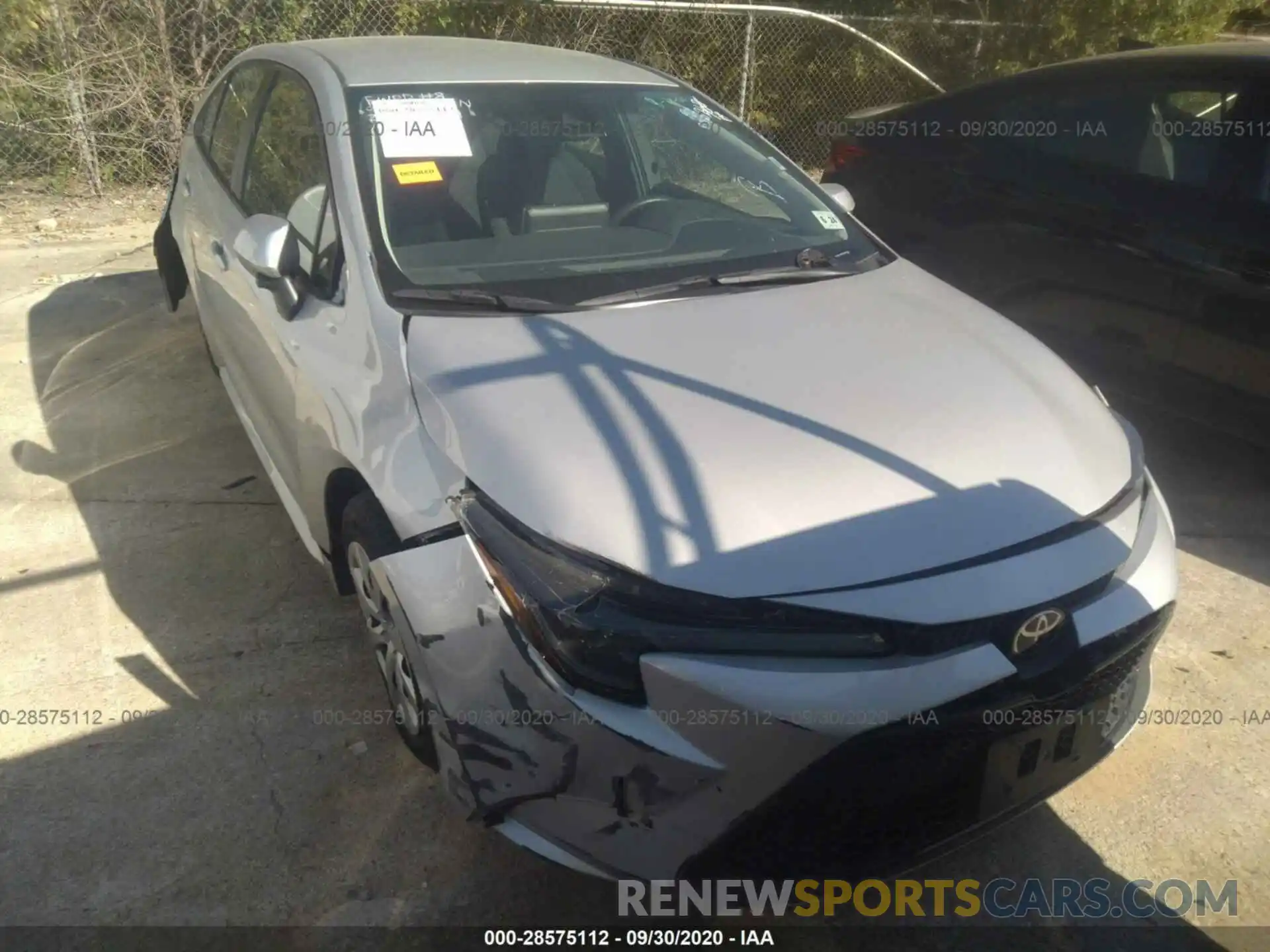 6 Photograph of a damaged car 5YFEPRAEXLP023277 TOYOTA COROLLA 2020