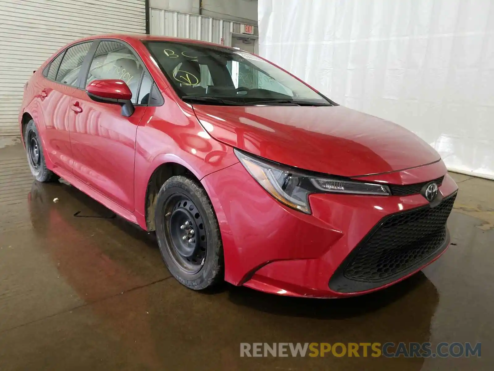 1 Photograph of a damaged car 5YFEPRAEXLP025014 TOYOTA COROLLA 2020