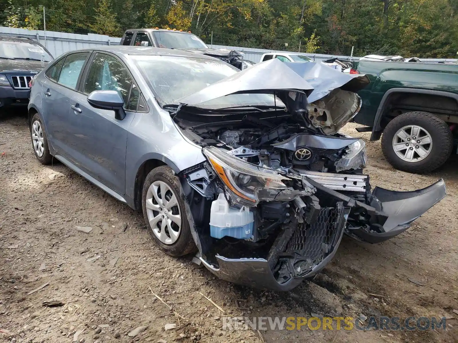 1 Photograph of a damaged car 5YFEPRAEXLP025224 TOYOTA COROLLA 2020