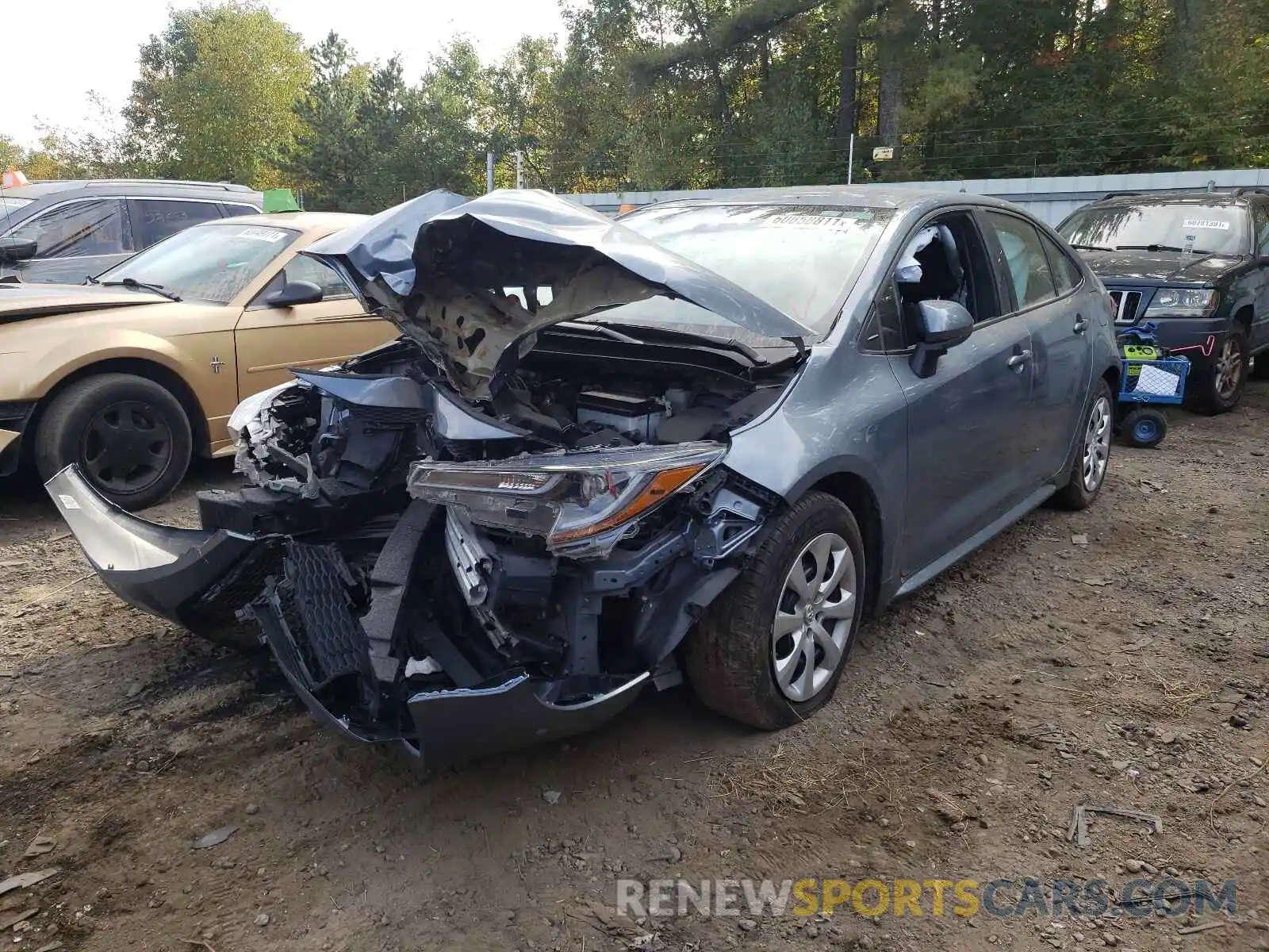 2 Photograph of a damaged car 5YFEPRAEXLP025224 TOYOTA COROLLA 2020