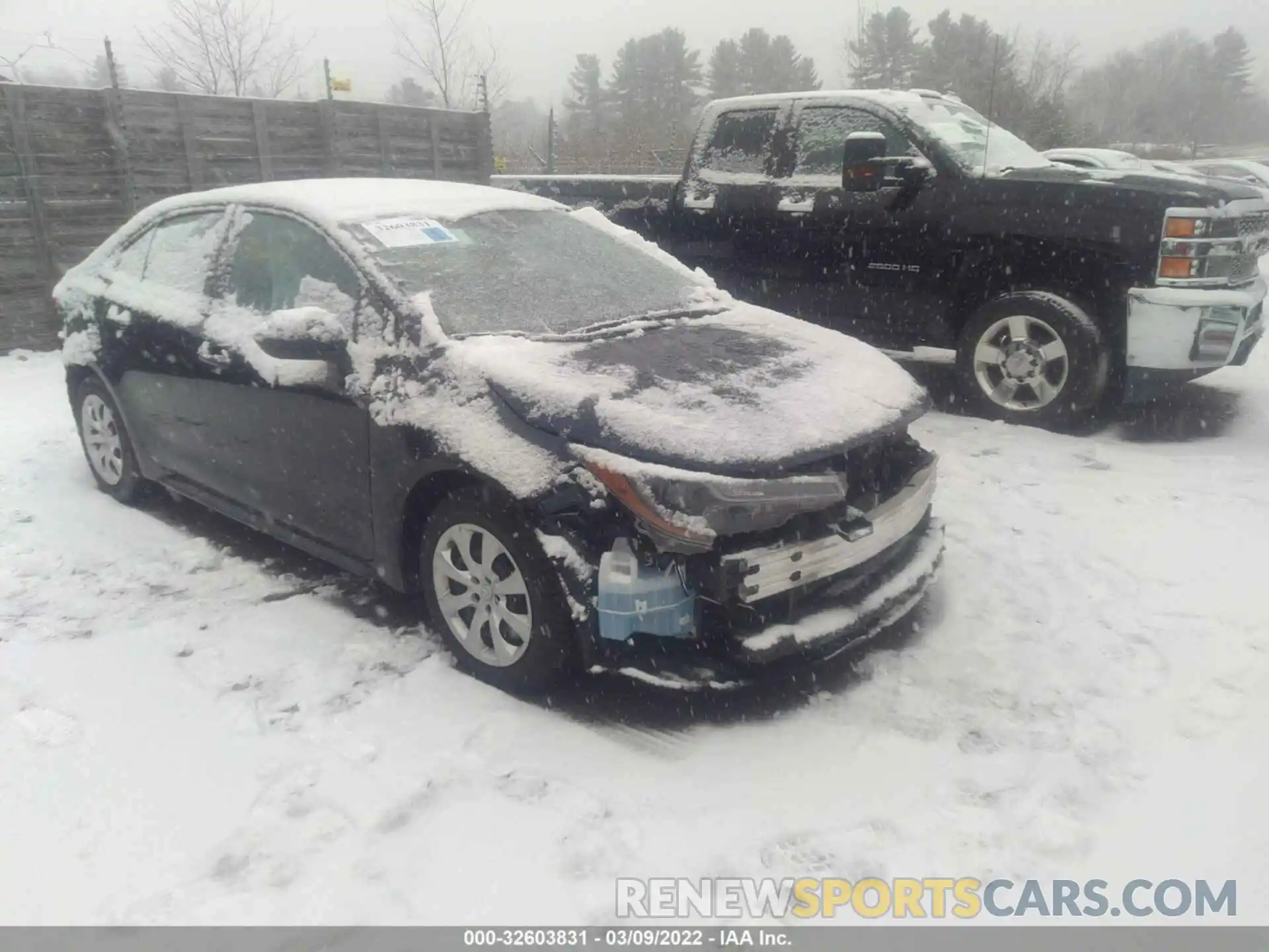 1 Photograph of a damaged car 5YFEPRAEXLP026180 TOYOTA COROLLA 2020